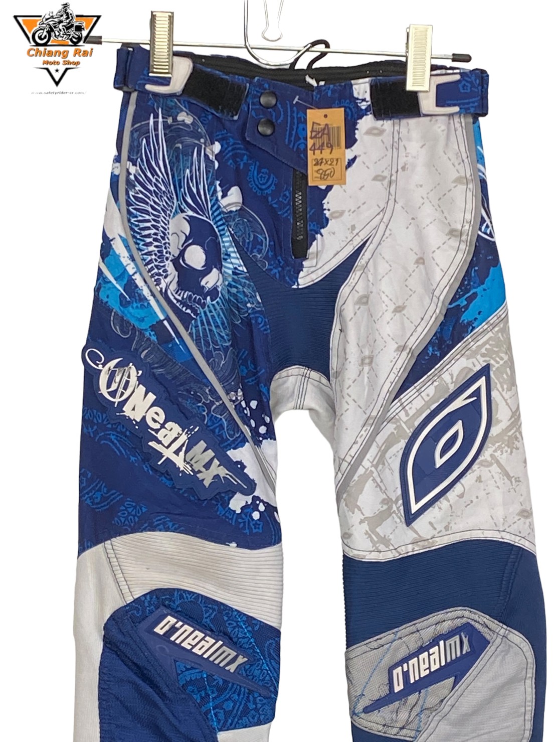 กางเกงขี่มอเตอร์ไซด์ ( มือสอง ) E&A 449: เอว 24" ยาว 21" **ONEAL**