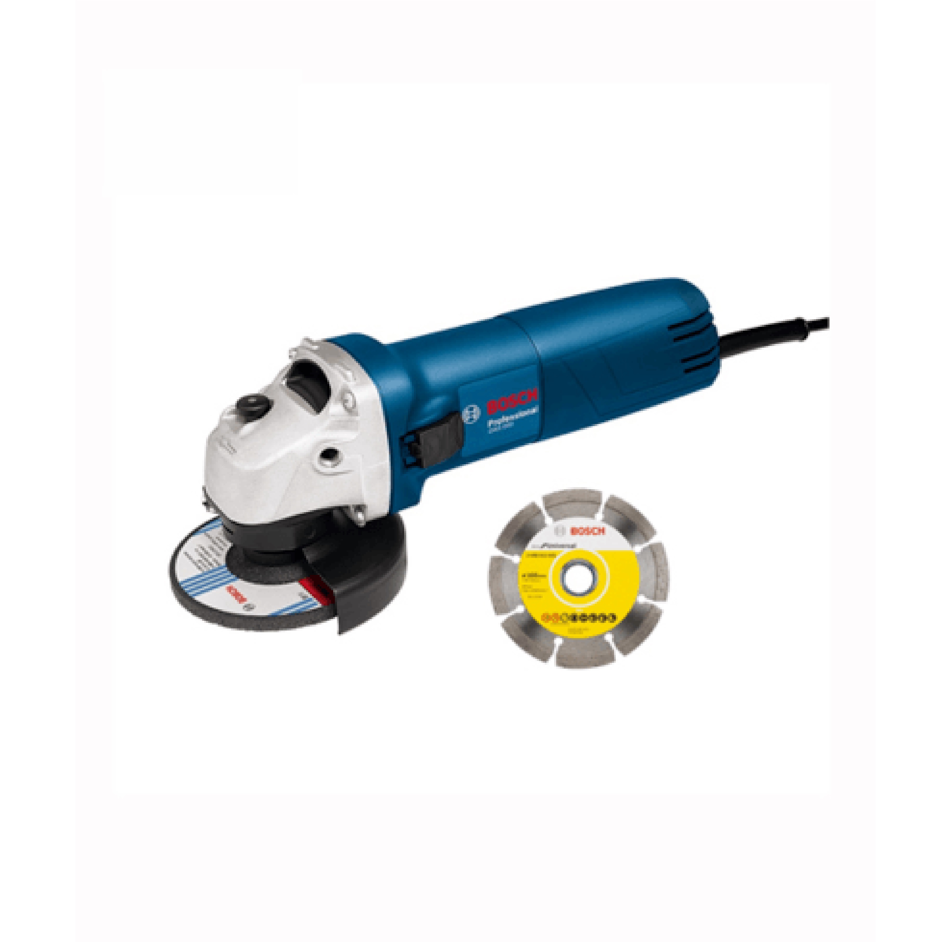BOSCH เครื่องเจียร์ 4นิ้ว 670W รุ่น GWS060 + ใบตัดเพชร 4นิ้ว รุ่น Eco for universal