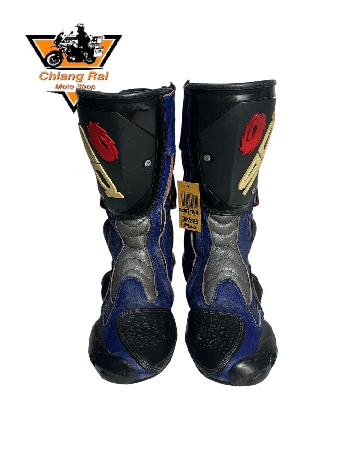 รองเท้าขี่มอเตอร์ไซด์( มือสอง) RCBT-134 Size ขนาดจากป้าย 39:EUR / 6:UK / 24.5:Cm.(SIDI)