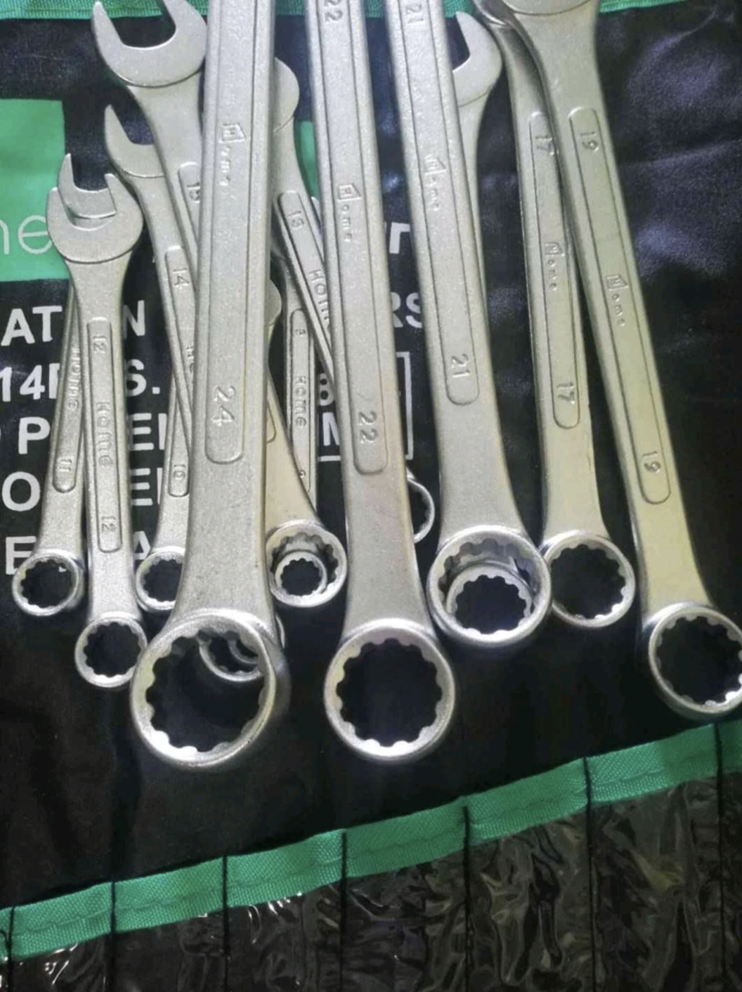 ชุดประแจ แหวนข้าง ปากตาย 14 ชิ้น PUMPKIN