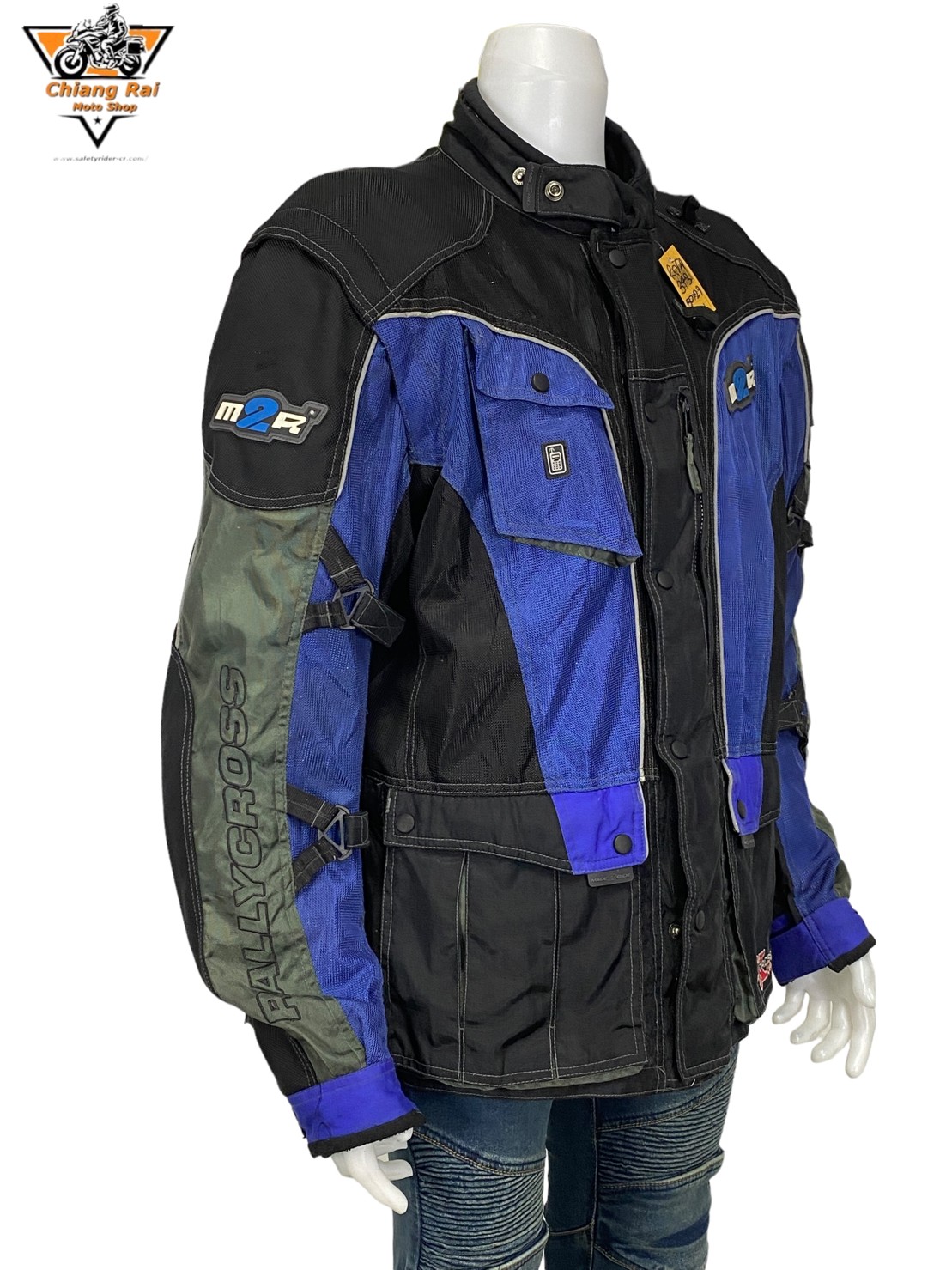 เสื้อขี่มอเตอร์ไซด์( มือสอง) RCTA 343 อก 50 " ยาว 29"(XL) ยี่ห้อ**M2R**