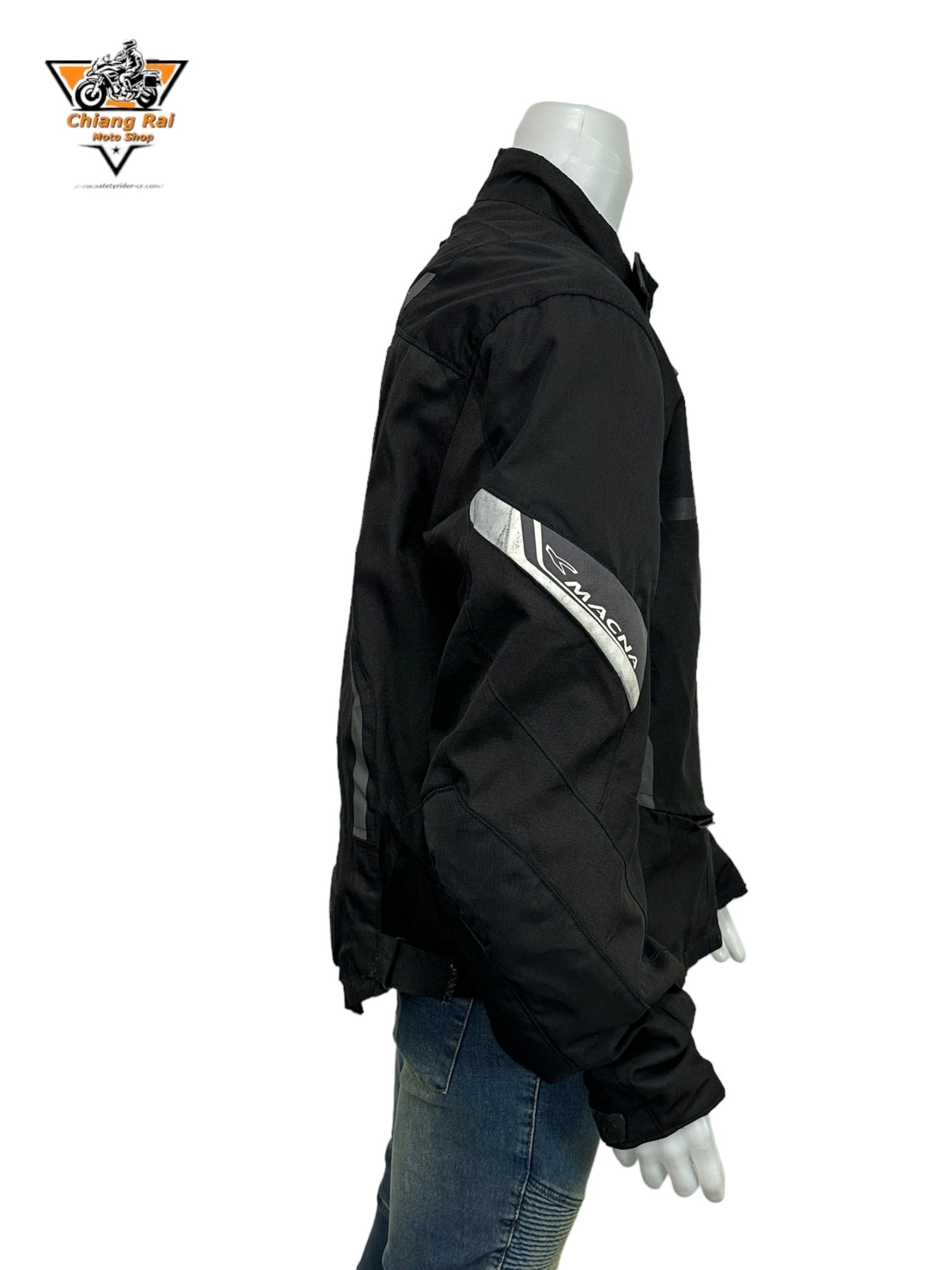 เสื้อขี่มอเตอร์ไซด์( มือสอง) RCSA 820 : อก 50" ยาว 26" (XL) **MACNA**