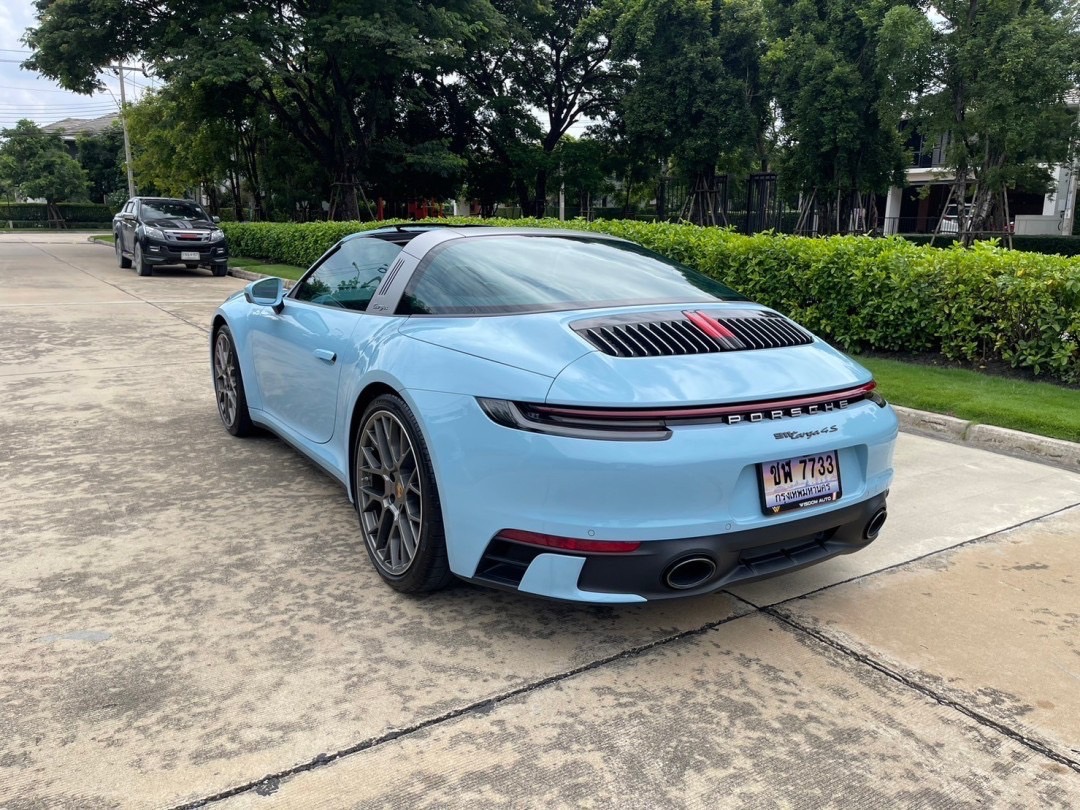 Porsche 911/992 Targa 4S สีพิเศษ CUSTOM COLOUR BLUE PASTEL (GULF BLUE) ปี 2021