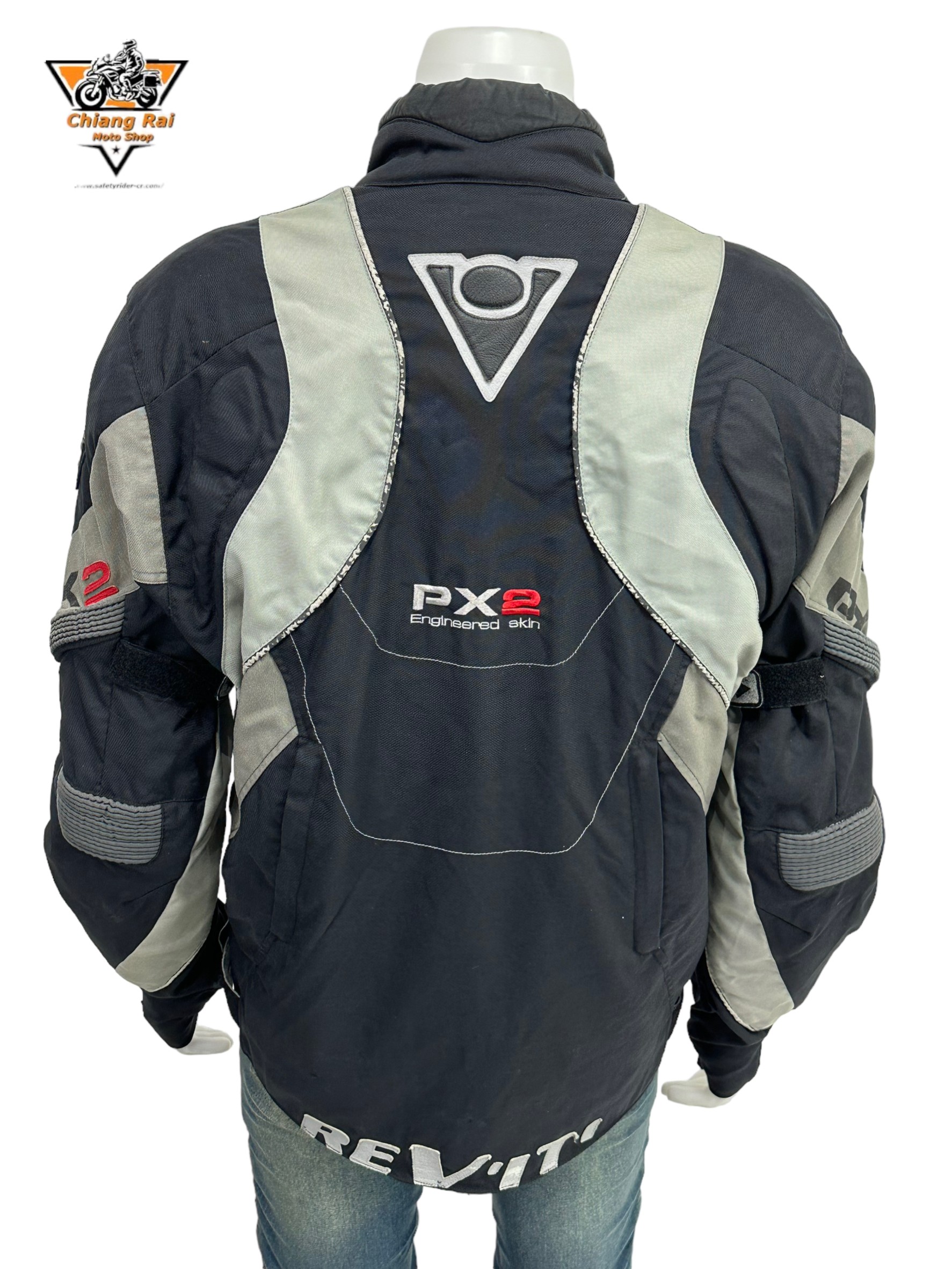 เสื้อขี่มอเตอร์ไซด์( มือสอง) RCSA 801 : อก 46-48" ยาว 24" (L) REV'IT!