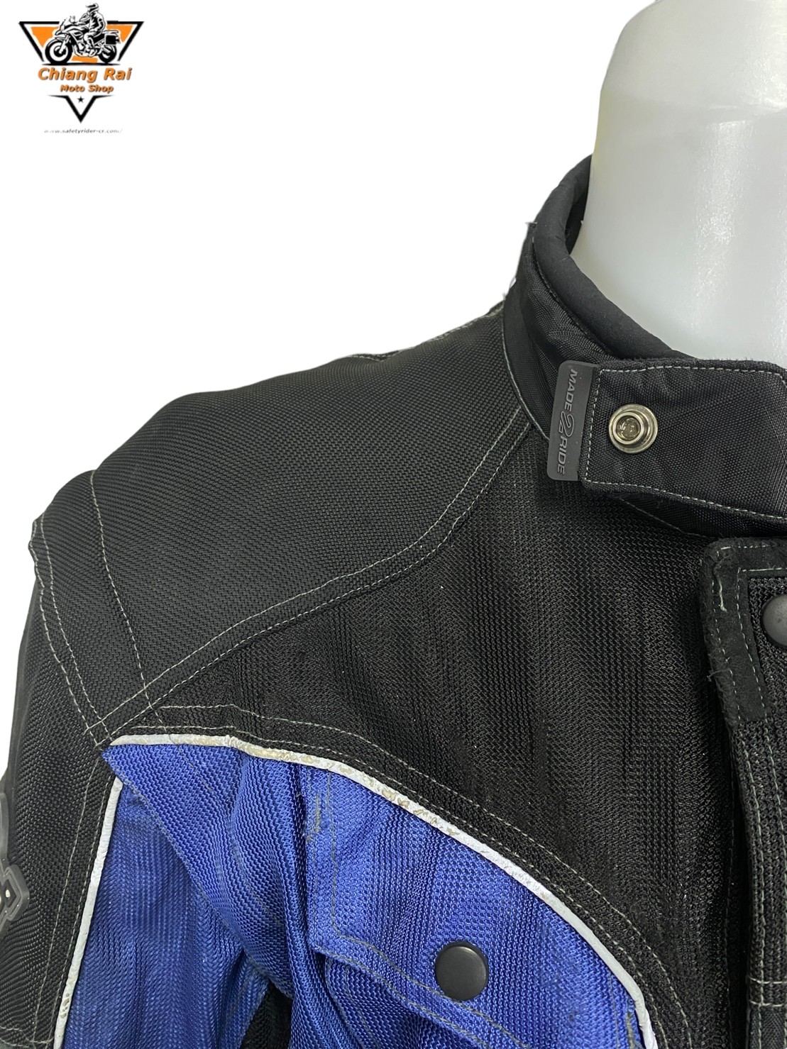 เสื้อขี่มอเตอร์ไซด์( มือสอง) RCTA 343 อก 50 " ยาว 29"(XL) ยี่ห้อ**M2R**