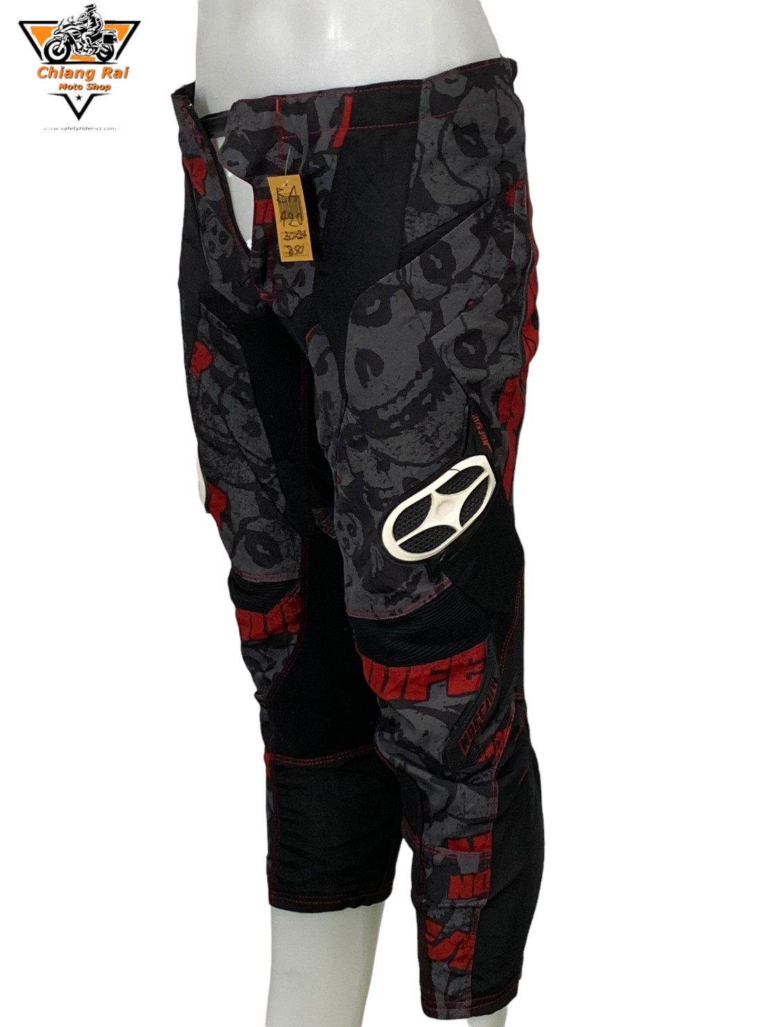 กางเกงสำหรับขี่มอเตอร์ไซด์ ( มือสอง ) E&A 420: เอว 30" ยาว 24" **NOFEAR**