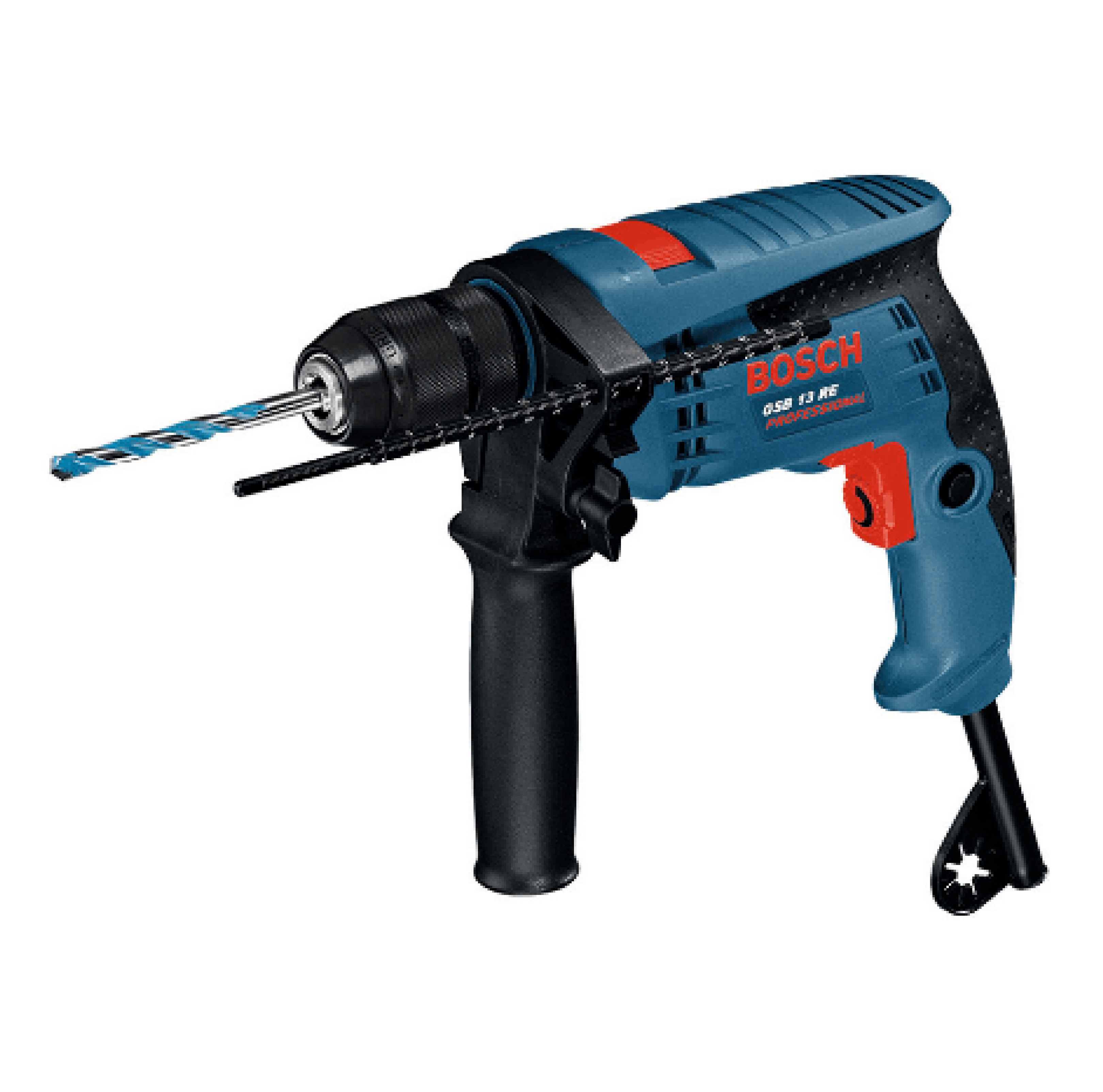 BOSCH สว่านกระแทก 13มม. 650W รุ่น GSB13RE พร้อมเครื่องมือและอุปกรณ์ 100ชิ้น