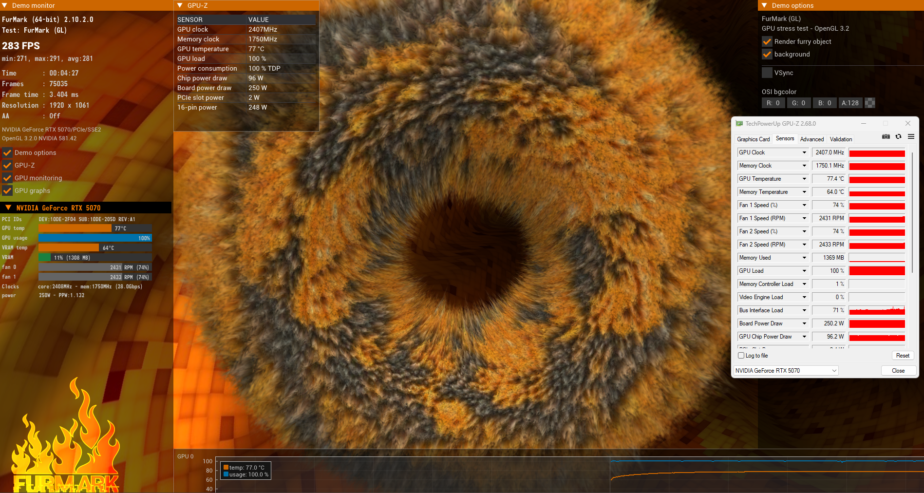GALAX RTX 5070 1-CLICK OC 12GB GDDR7