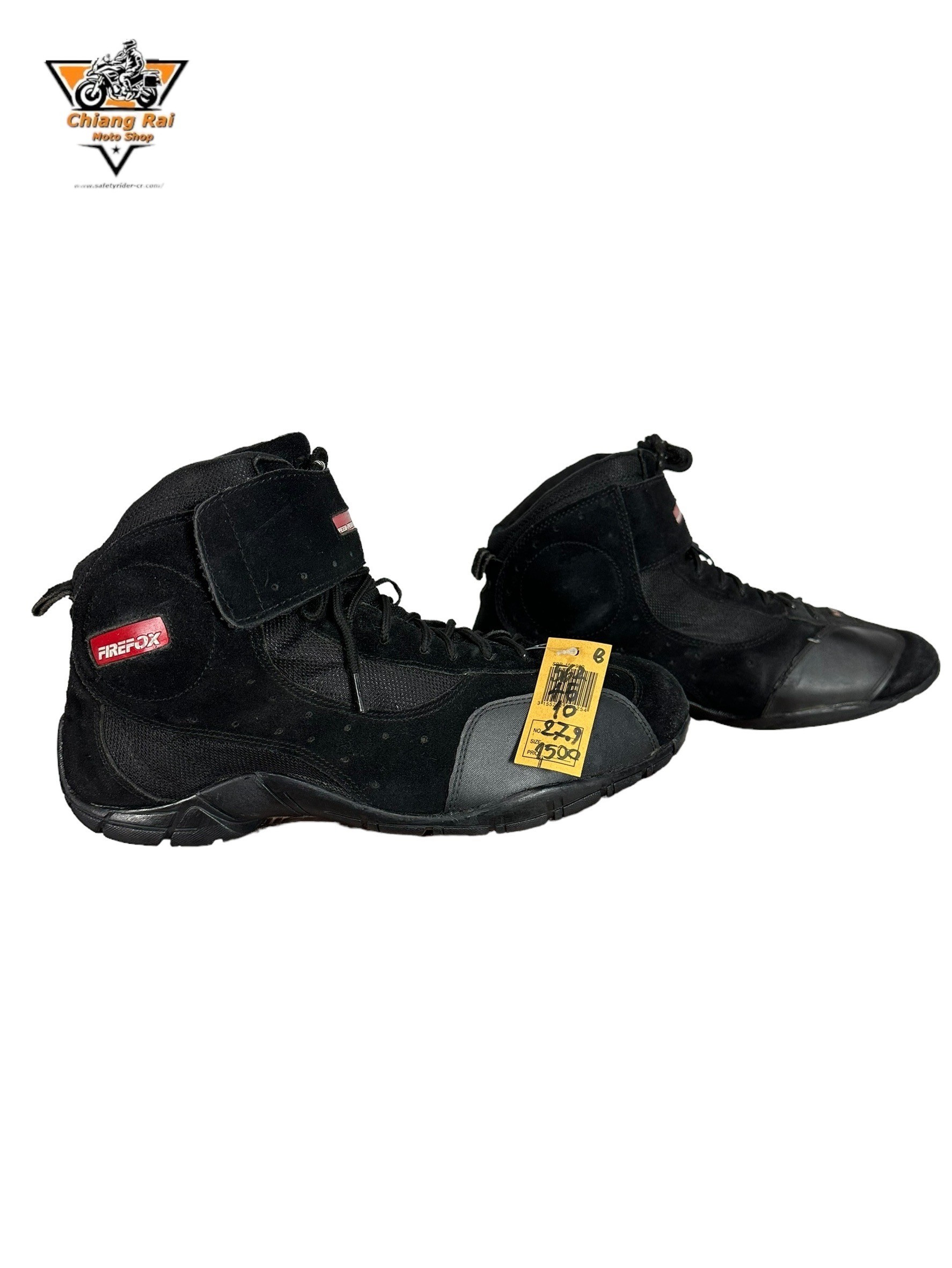 รองเท้าขี่มอเตอร์ไซด์( มือสอง) RCBS-562 Size ขนาดจากป้าย 45:EUR / 10:UK / 27.9:Cm.(FIREFOX)