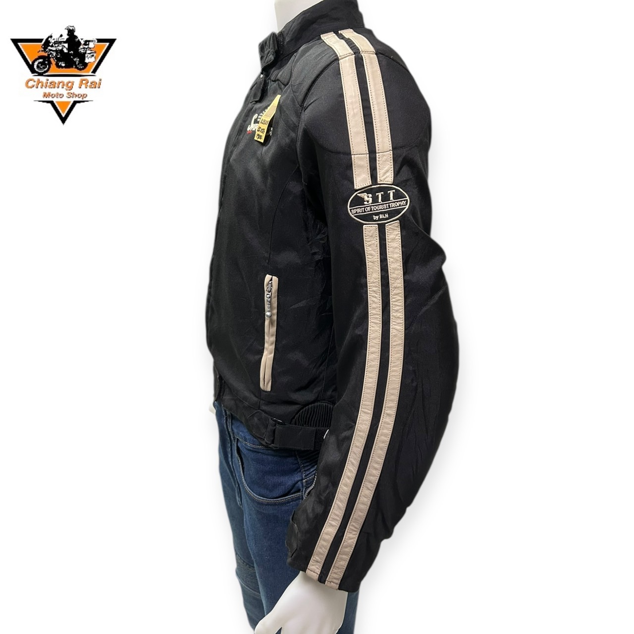 เสื้อขี่มอเตอร์ไซด์( มือสอง) CRSB 018 : อก 42" ยาว 23" (M) **STT**