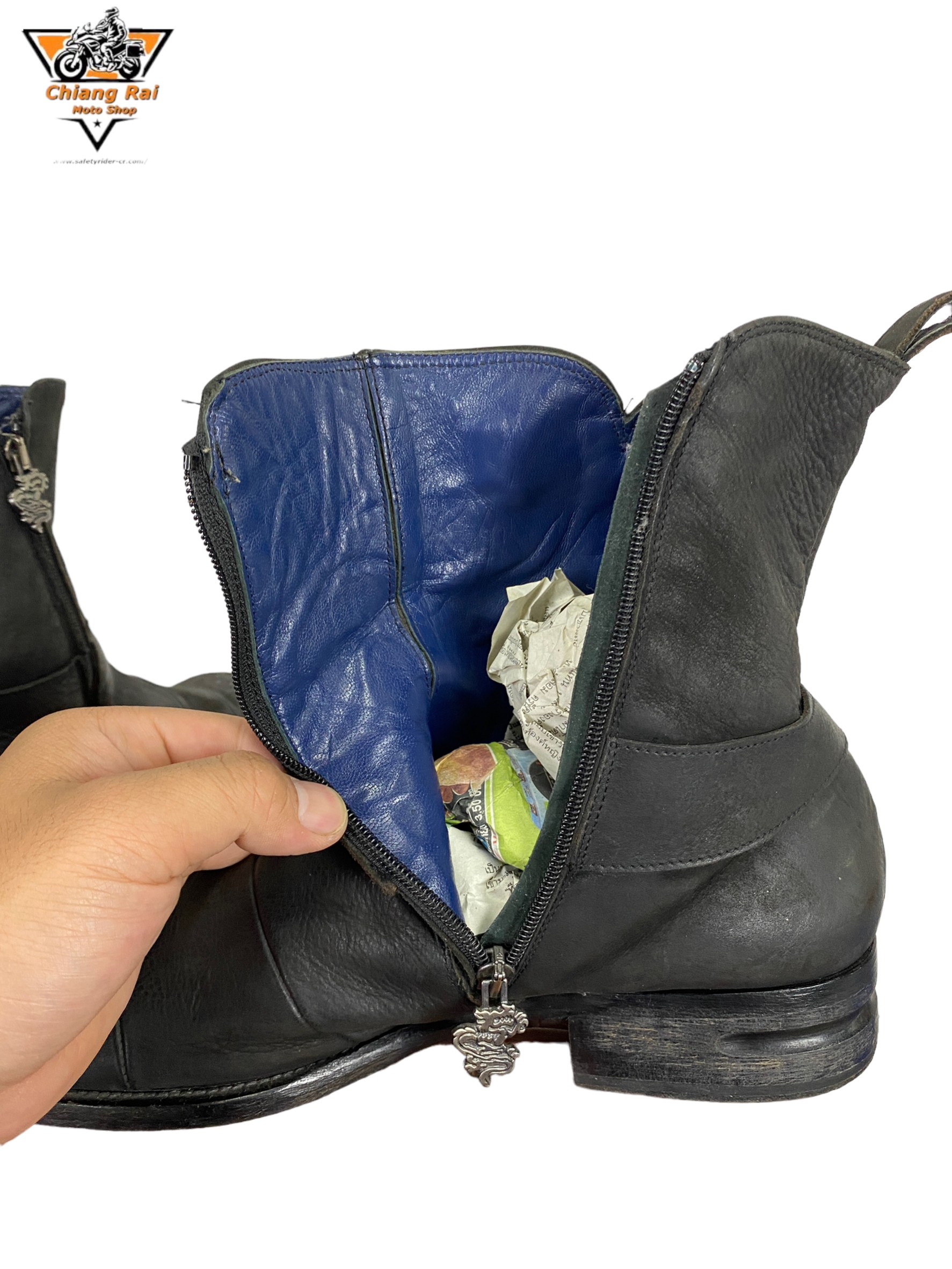 รองเท้าขี่มอเตอร์ไซด์( มือสอง) RCBS-060 Size ขนาดจากป้าย 47.5:EUR / 12:UK / 29.6:Cm.(MARKNASON)