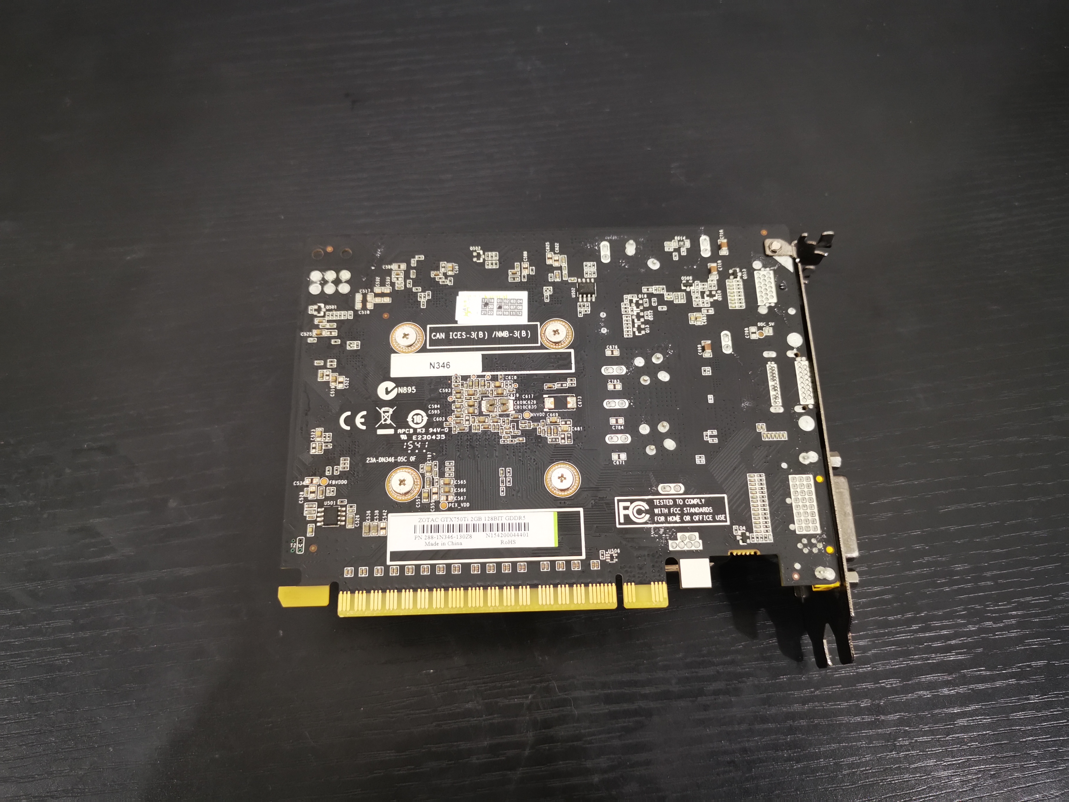 Zotac GTX750Ti 2G ddr5