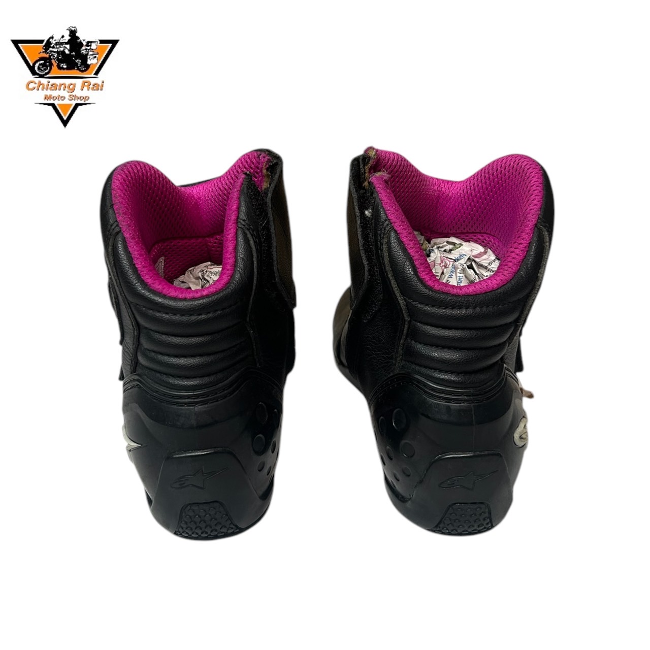 รองเท้าขี่มอเตอร์ไซด์( มือสอง) RCBS-1027 Size ขนาดจากป้าย 39:EUR / 6:UK / 24.5:Cm.(Alpinestars)