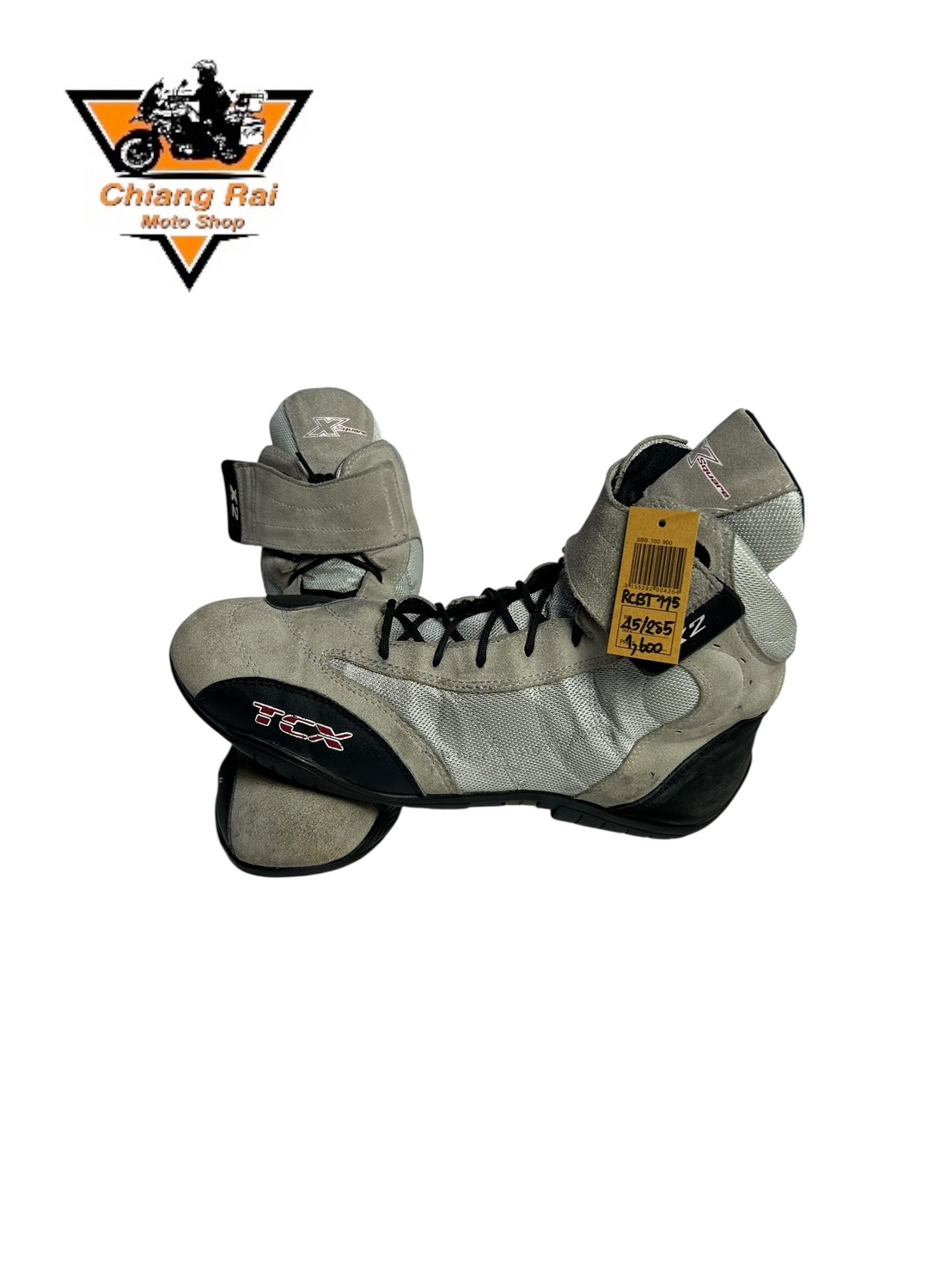 รองเท้าขี่มอเตอร์ไซด์( มือสอง) RCBT-115 Size ขนาดจากป้าย 45:EUR / 10.5:UK / 28.5:Cm.(TCX)