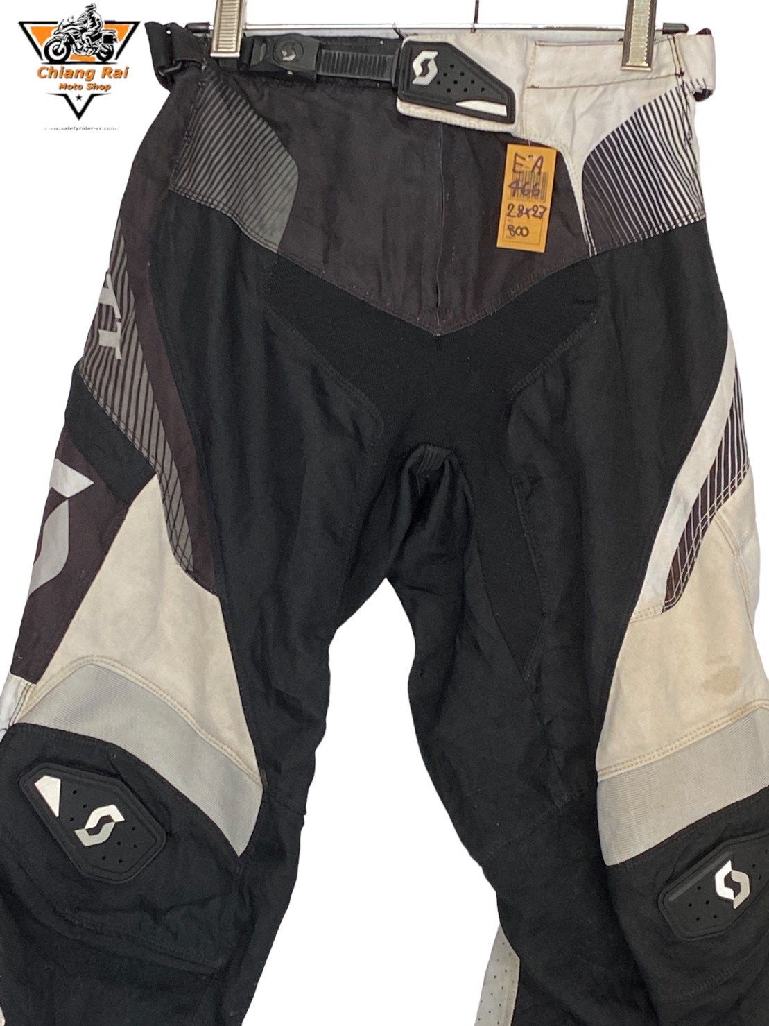 กางเกงขี่มอเตอร์ไซด์ ( มือสอง ) E&A 466: เอว 28" ยาว 27" **SCOTT**