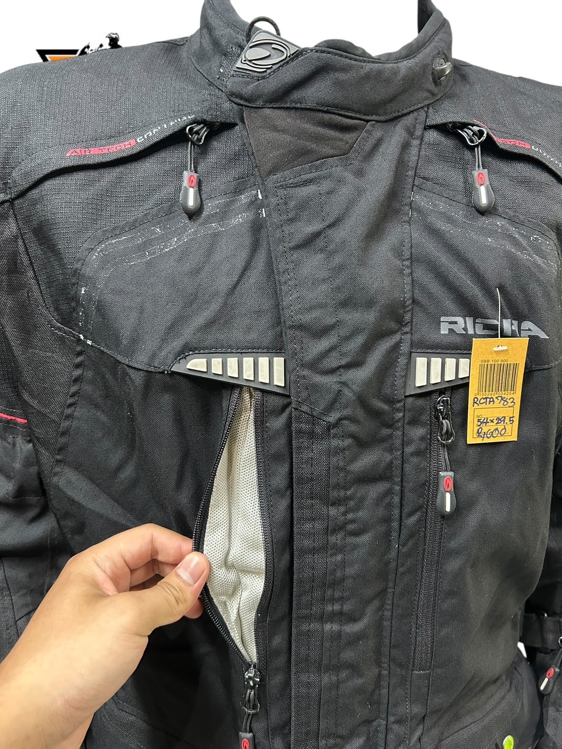 เสื้อขี่มอเตอร์ไซด์( มือสอง) RCTA 783 อก 54" ยาว 29 (2XL) **RICHA**