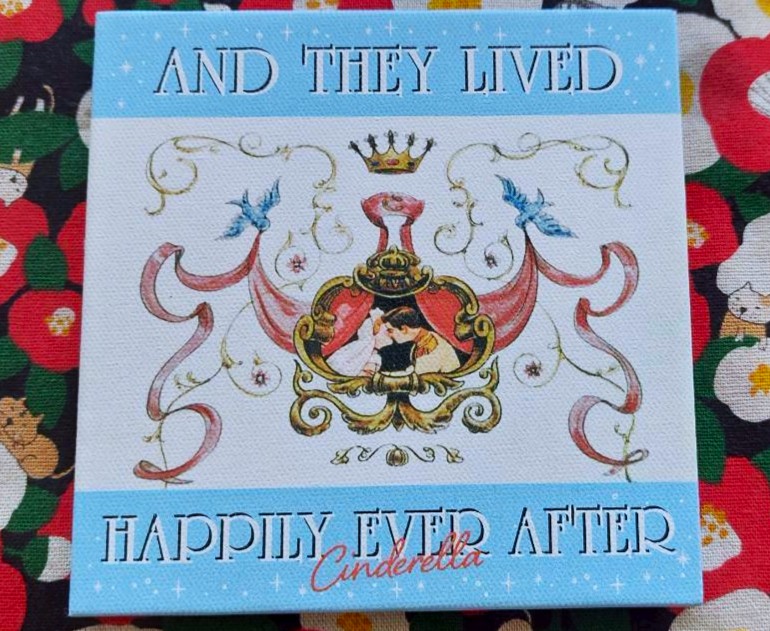 รูปภาพ ตกแต่ง ของแท้จากญี่ปุ่น เจ้าหญิง ซินเดอเรลล่า Cinderella Size : 12 x 12 cm