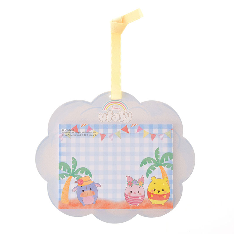 Disney ufufy (Uhufui) Sticky Note Pad Pooh, Piglet, Eyo กระดาษโน้ต / สมุดฉีก หมีพูห์ ของแท้จากดิสนีย์สโตร์ญี่ปุ่น ความยาวรวม: ประมาณ 16.5 (ซม.)