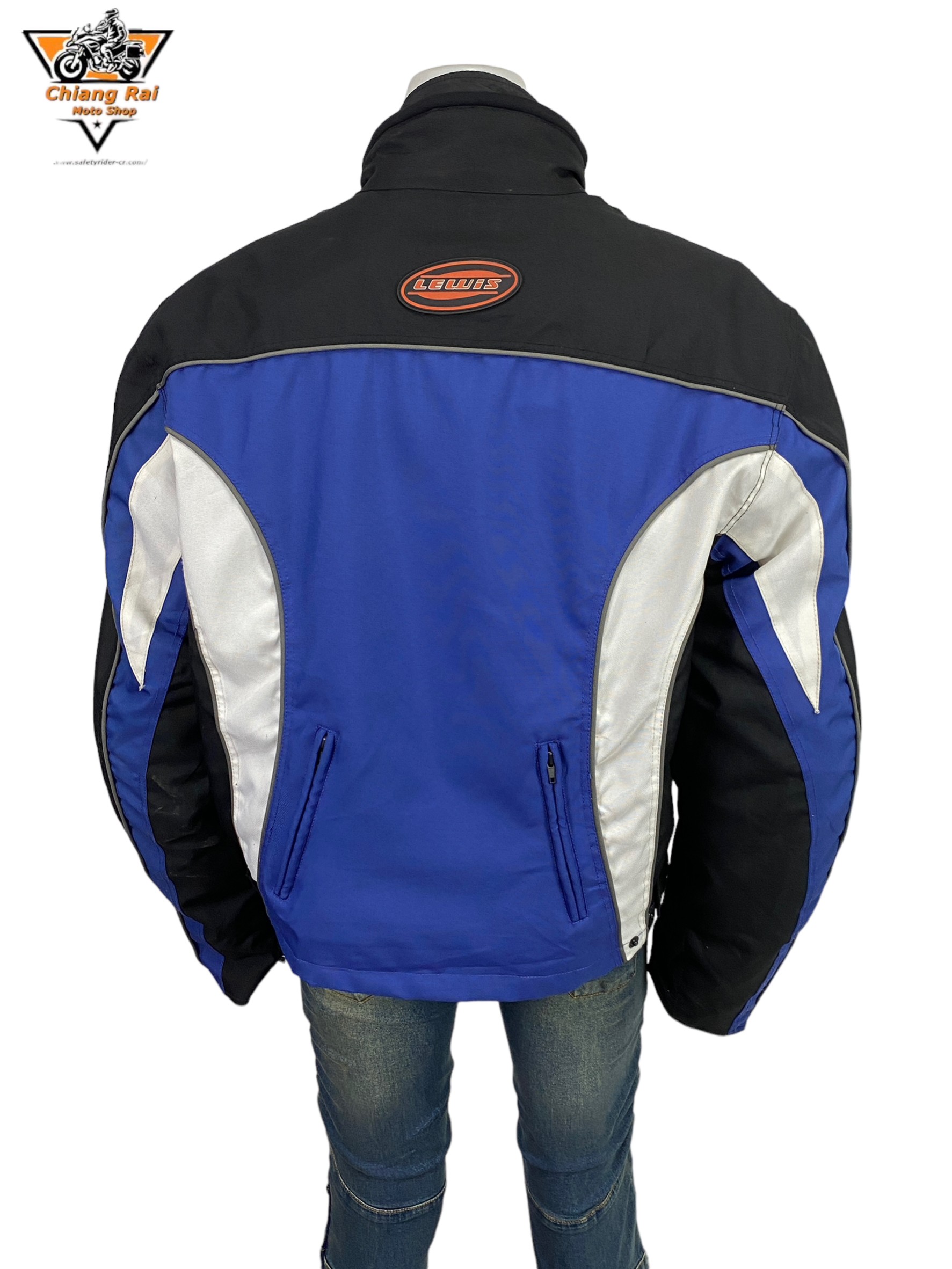 เสื้อขี่มอเตอร์ไซด์( มือสอง) RCSA 702: อก 50" ยาว 25" (XL)**LELUIS**