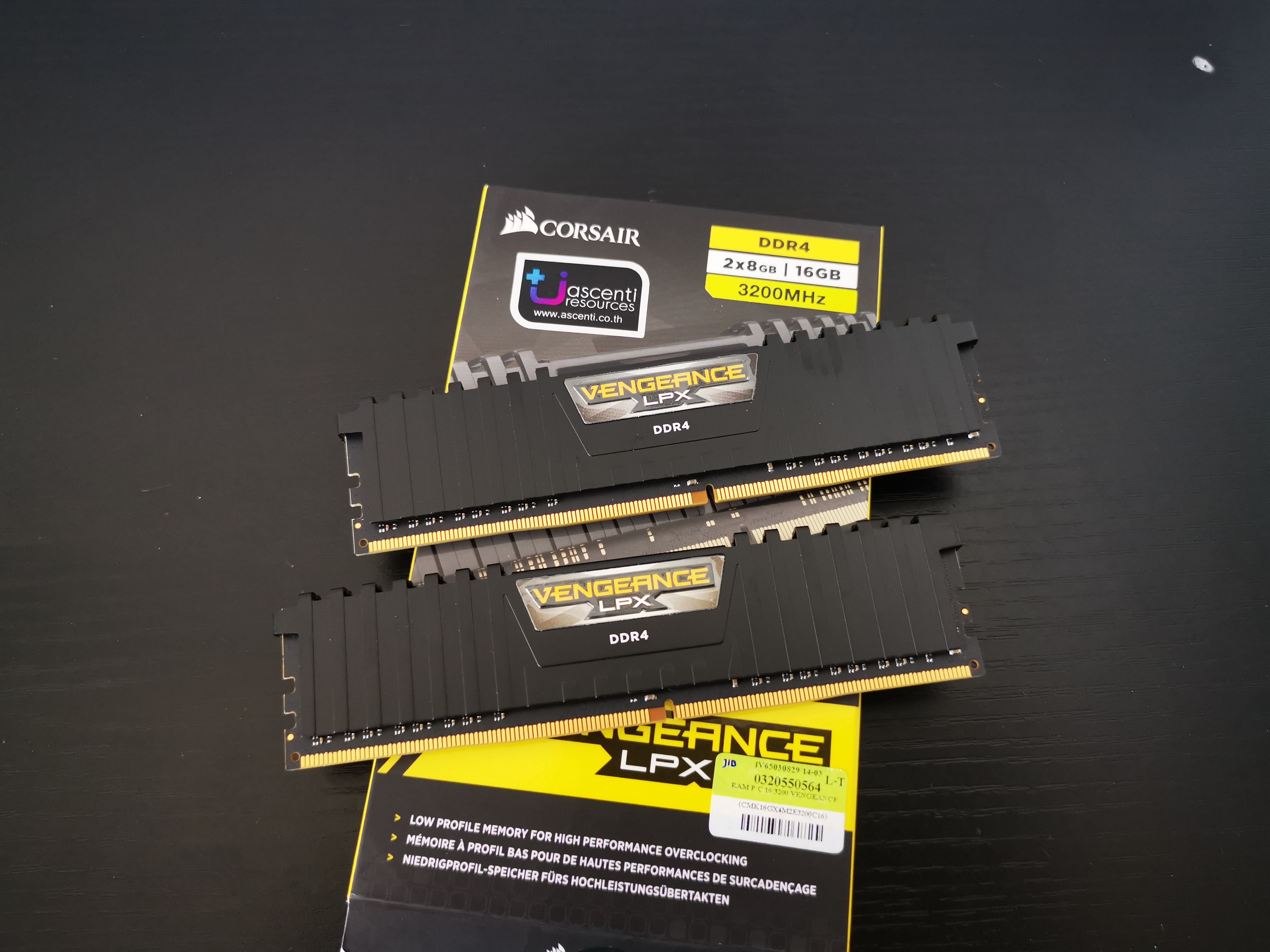 RAM Corsiar VENGEANCE LPX DDR4 16GB(8X2)/3200