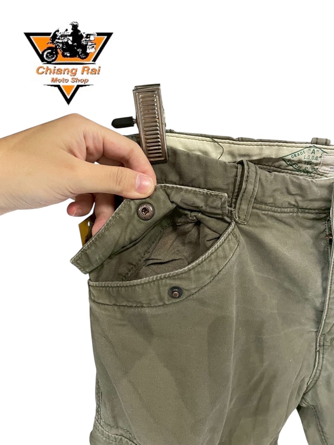 กางเกงขี่มอเตอร์ไซด์ ( มือสอง ) PTCR 283 : เอว 29" ยาว 28" L.O.G.G