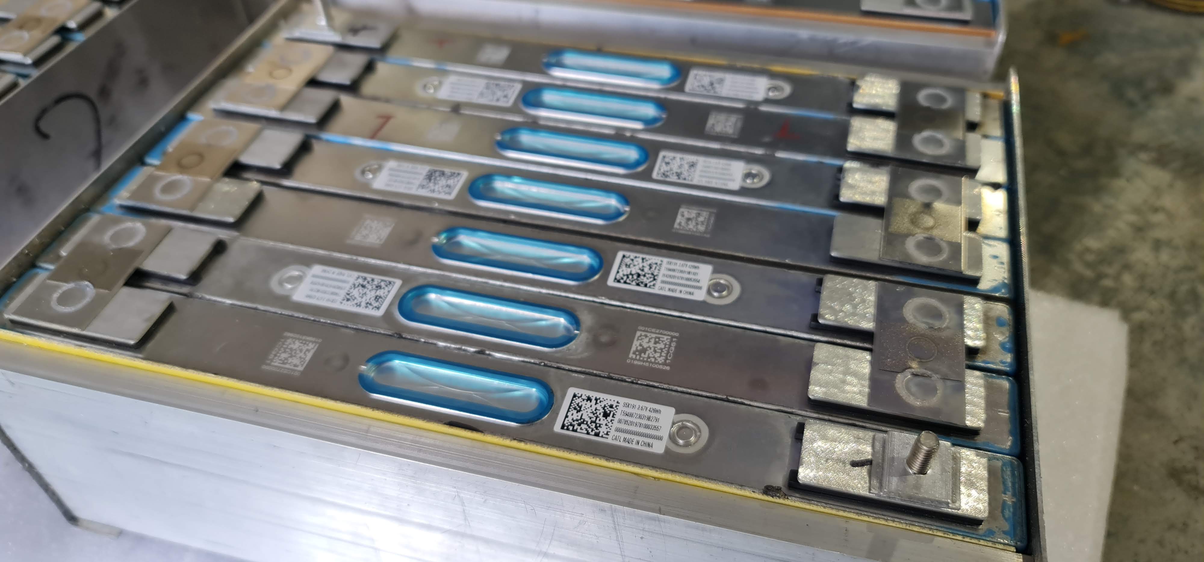 BMW ix3 lithium battery NMC 811 prismatic cell 3.7v 117Ah แบตเตอรี่ bmw ix3