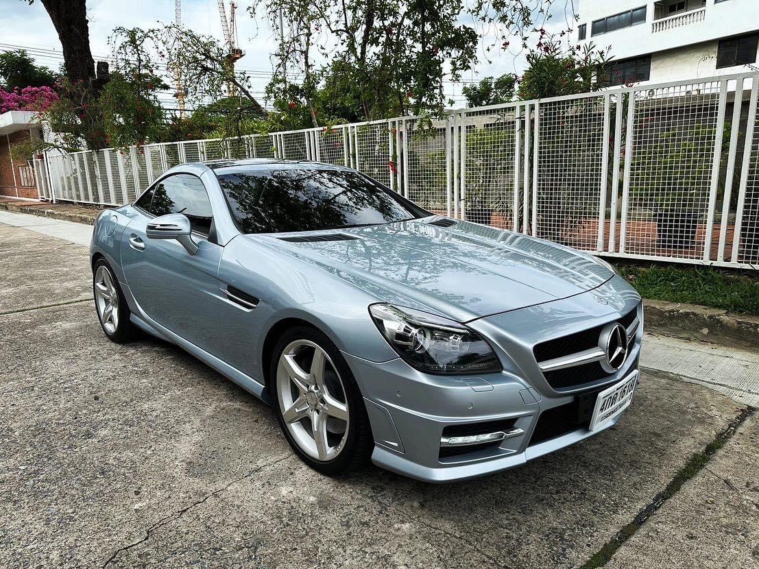 Benz SLK200 Convertible R172 1.8 เบนซิน Turbo เบาะแดง ปี 2015
