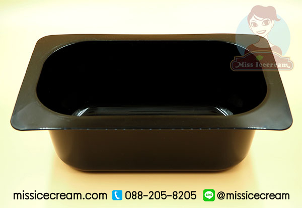 PTB ถาดพลาสติกหนาสีดำ ถาด Black Plastic Tray