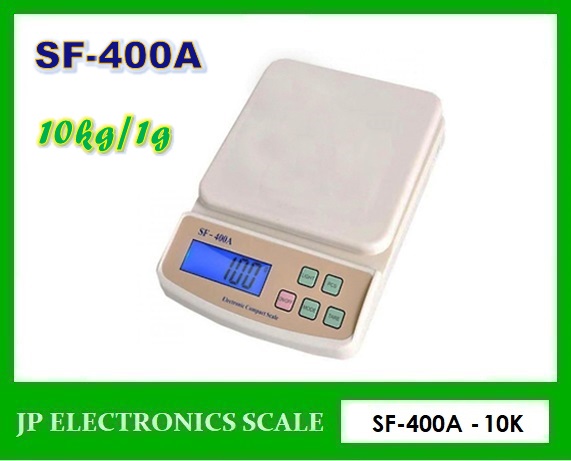 เครื่องชั่งดิจิตอล10kg ตาชั่งดิจิตอล10kg เครื่องชั่งน้ำหนักดิจิตอล 10กิโลกรัม เครื่องชั่งดิจิตอล10กิโลกรัม ตาชั่ง10กิโล ความละเอียด1g เครื่องชั่ง10kg*1g ยี่ห้อ SF-400A รุ่น SF400A ขนาดถาดชั่ง 151*151 มิลลิเมตร