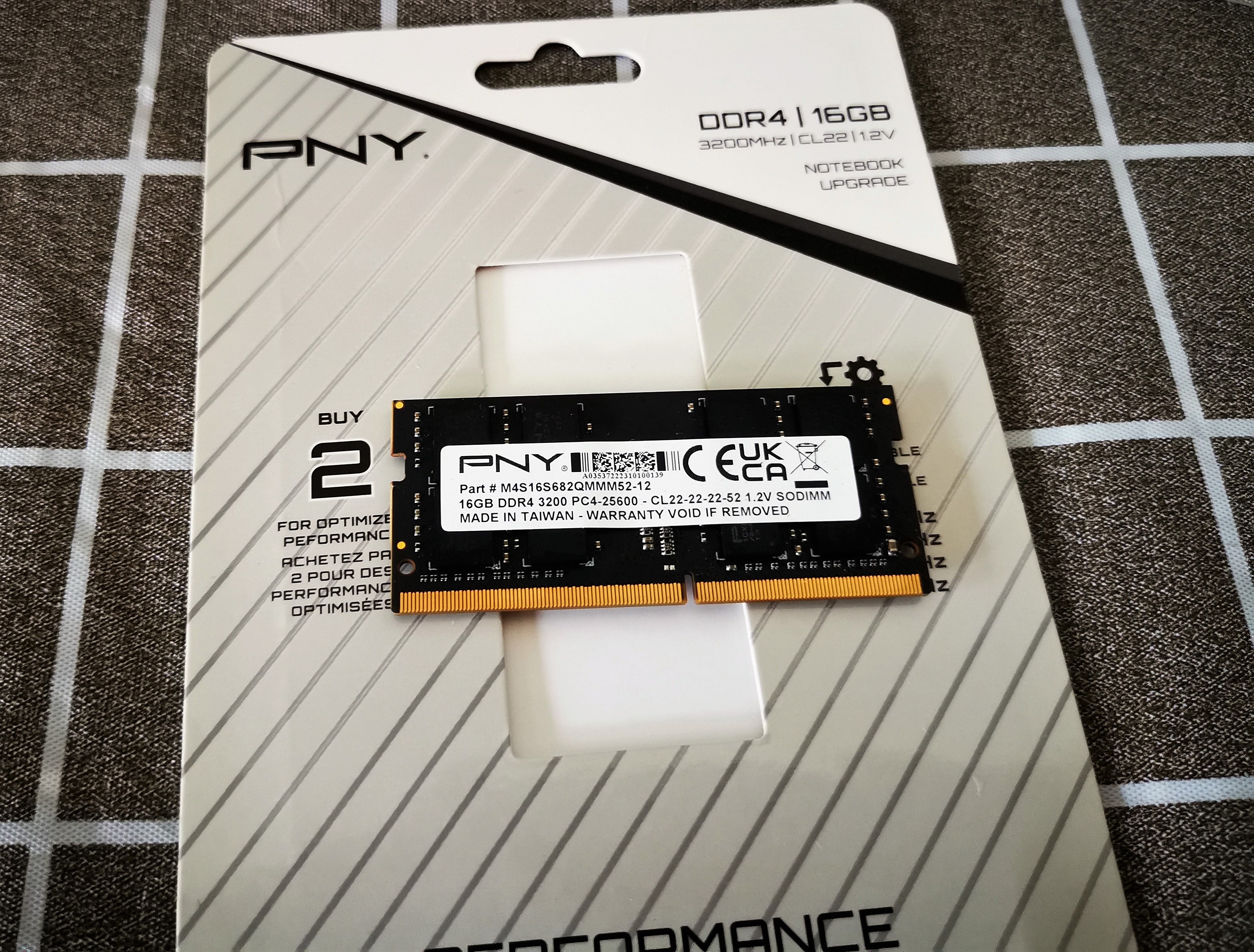 Ram Notebook PNY DDR4 16GB/3200