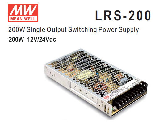 หม้อแปลง Switching Meanwell 200W 12/24Vdc