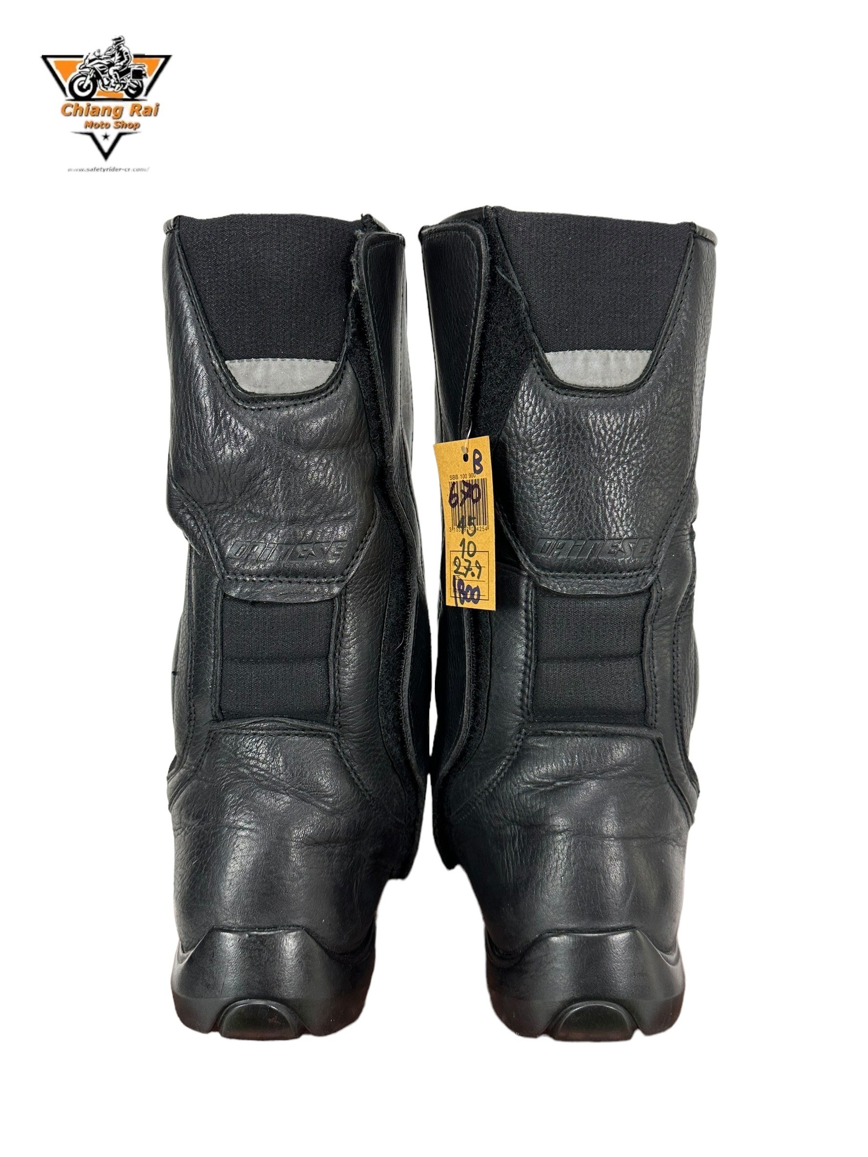 รองเท้าขี่มอเตอร์ไซด์( มือสอง) RCBS-670 Size ขนาดจากป้าย 45:EUR / 10:UK / 27.9:Cm.(dainese)