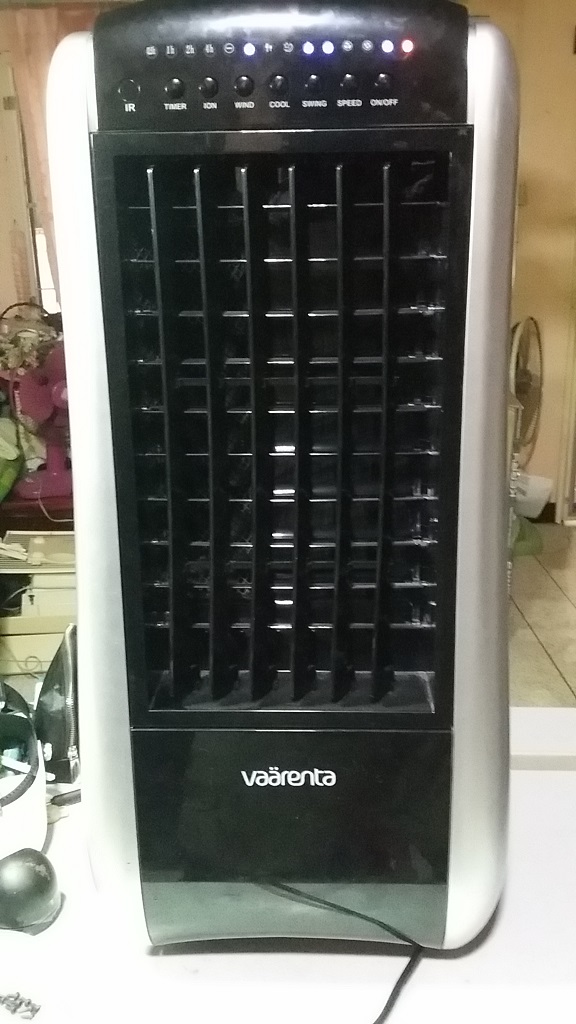 ซ่อมพัดลมไอเย็น ยี่ห้อ VAARENTA รุ่น SW-30 อาการใบพัดลมหมุนช้า