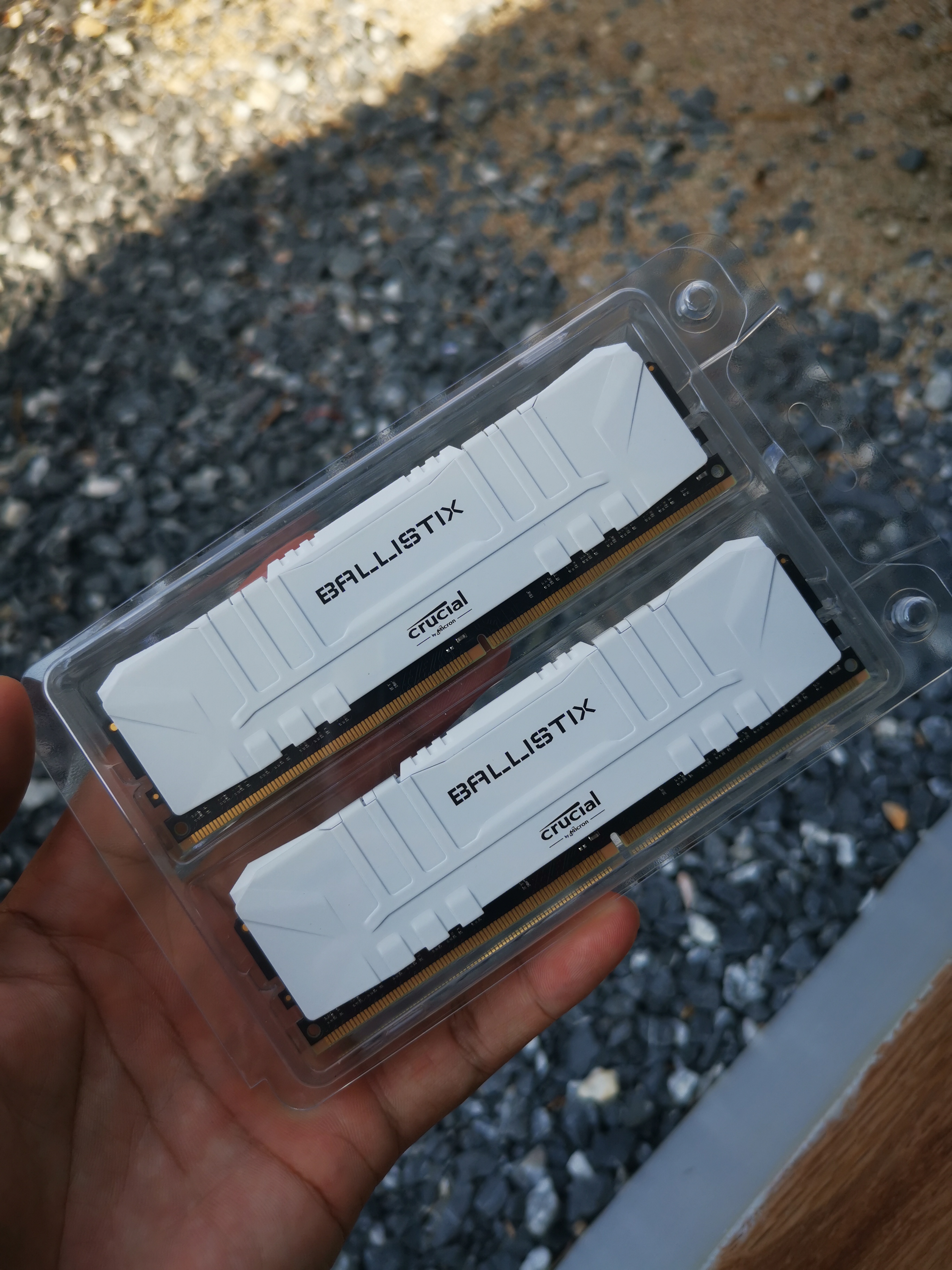 Ram Crucial Ballistix DDR4 16GB(2x8GB)/2666 (White)