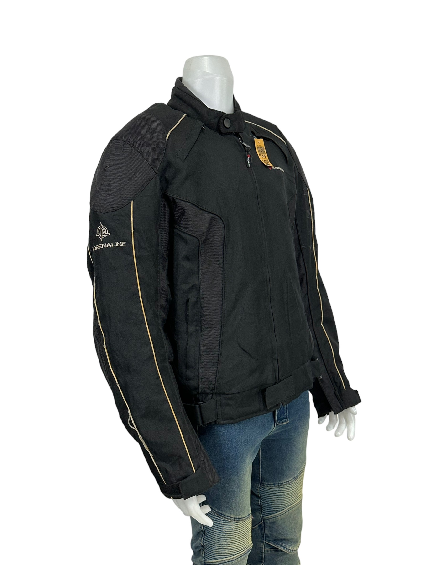 เสื้อขี่มอเตอร์ไซด์( มือสอง) F 015: อก 50" ยาว 26" (XL) **ADRENALINE**