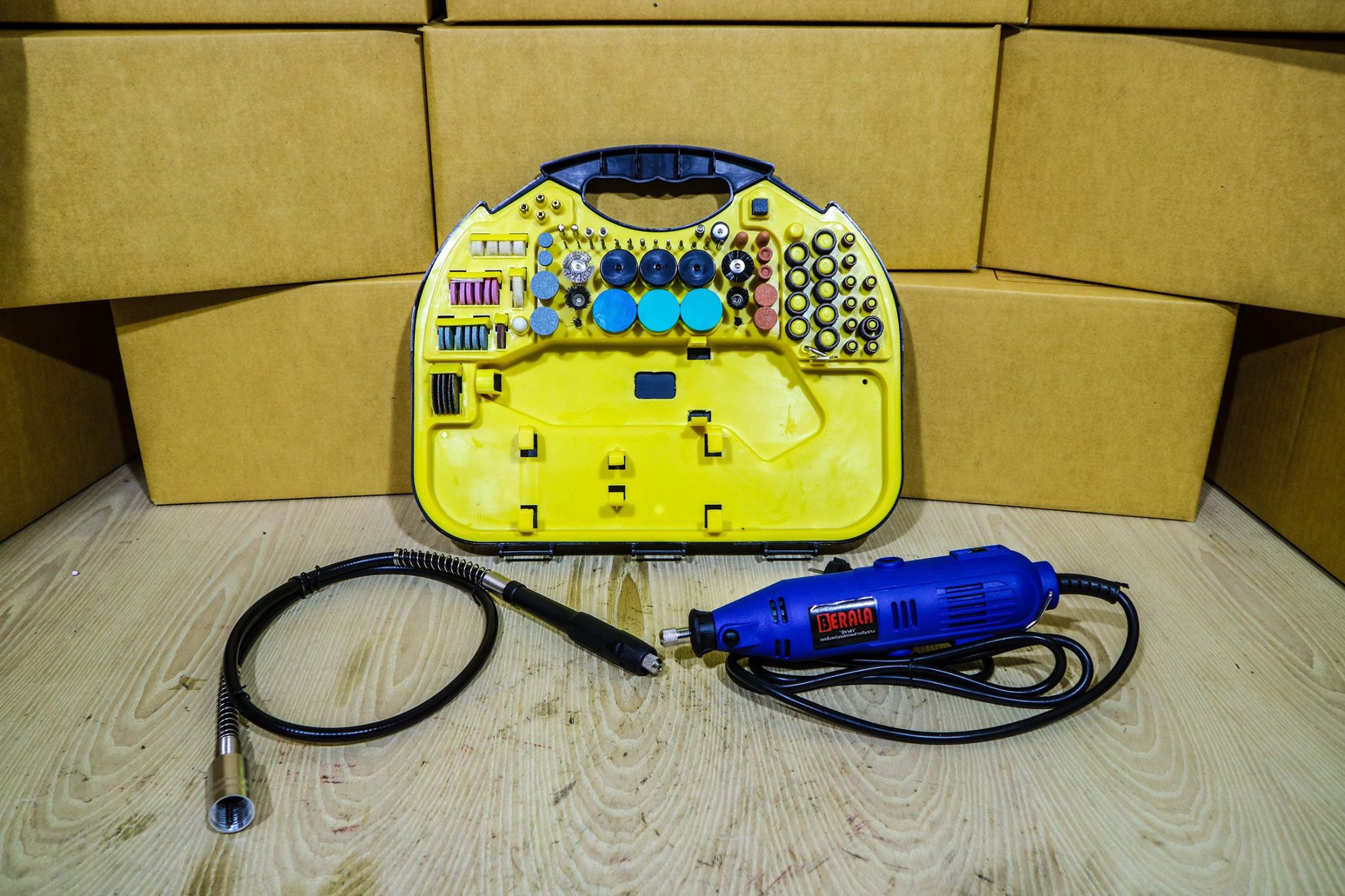 BERALA เครื่องเจียร์สายอ่อนปรับได้ 6 ระดับ