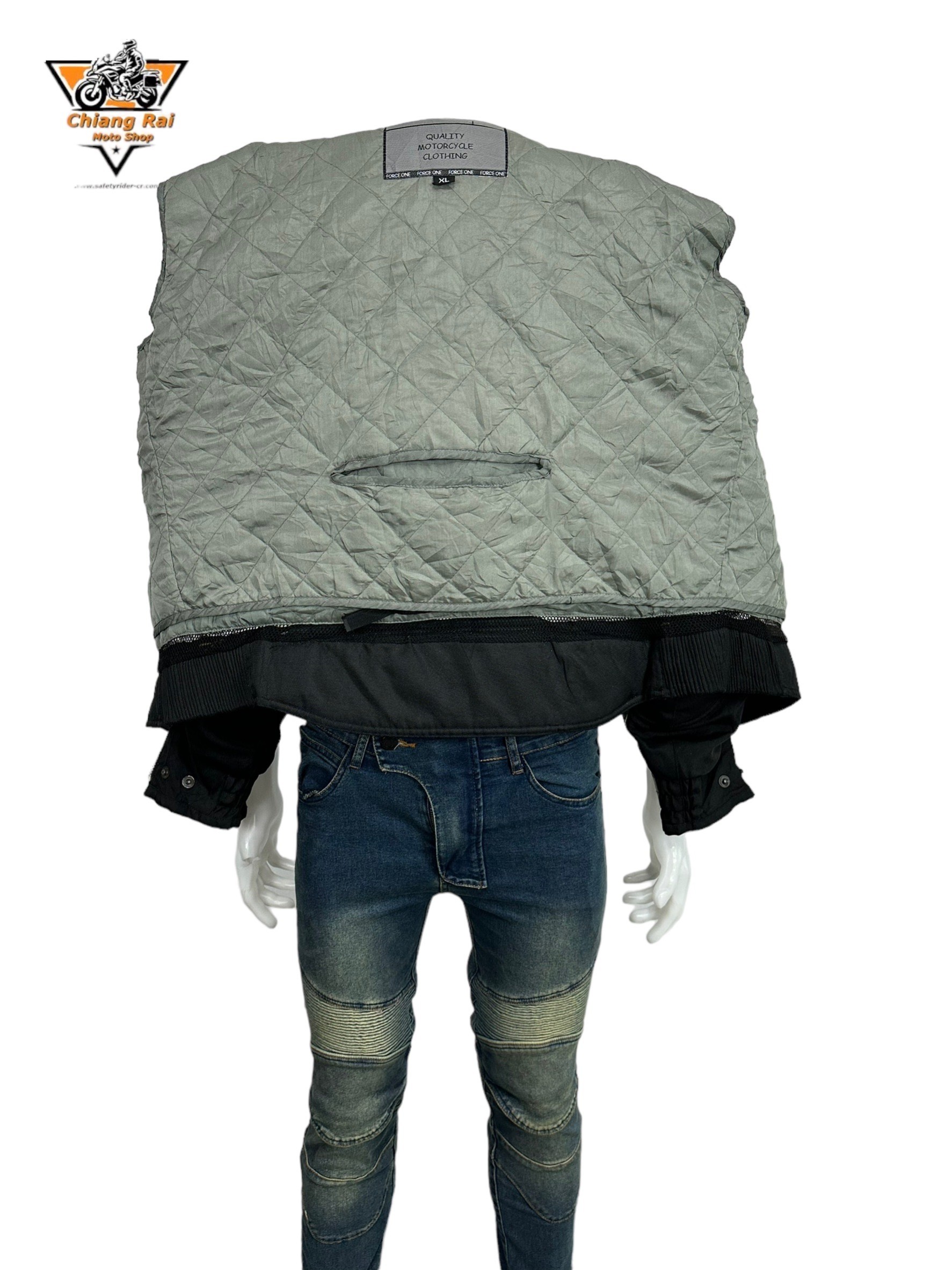 เสื้อขี่มอเตอร์ไซด์( มือสอง) RCSA 823 : อก 50" ยาว 26" (XL) **Force**