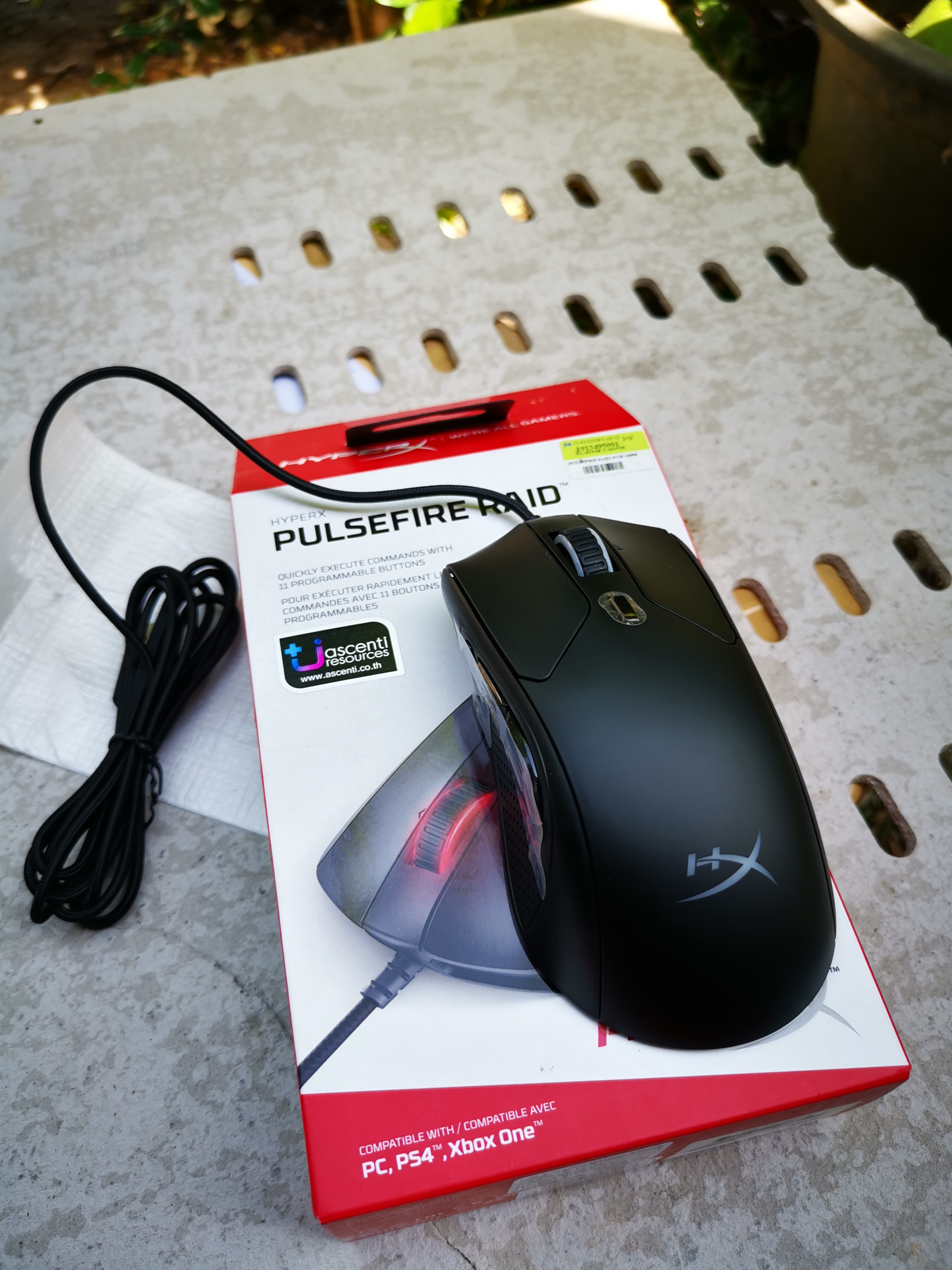 MOUSE (เมาส์) HyperX PULSEFIRE RAID (RGB)