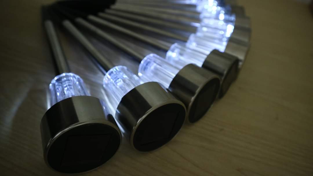 SOLARLIGHT โคมไฟสเตนเลสโซล่าเซลล์