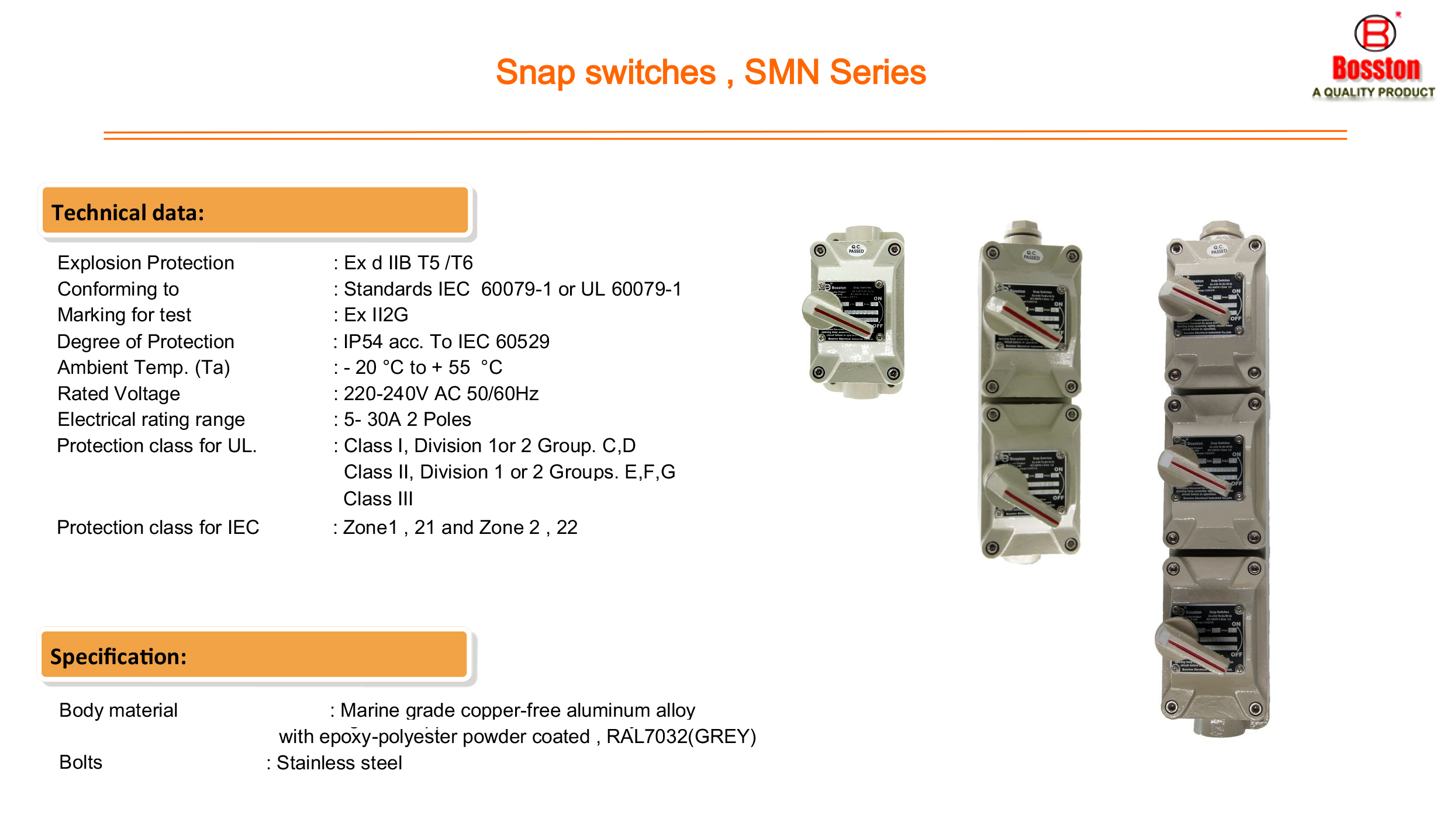 Snap Switches
