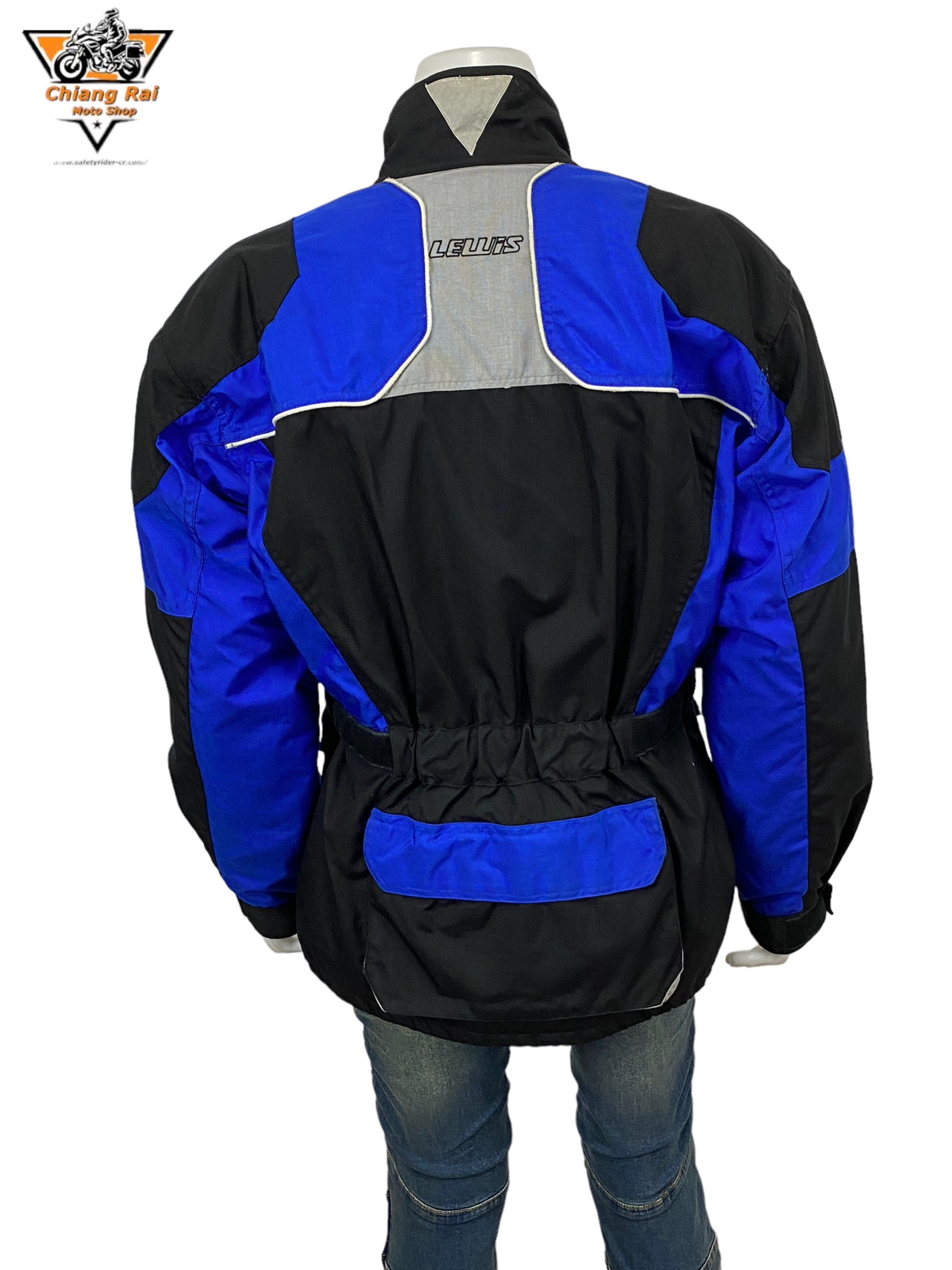 เสื้อขี่มอเตอร์ไซด์( มือสอง) RCTA 483: อก 52" ยาว 28" (XL) **LEWIS**