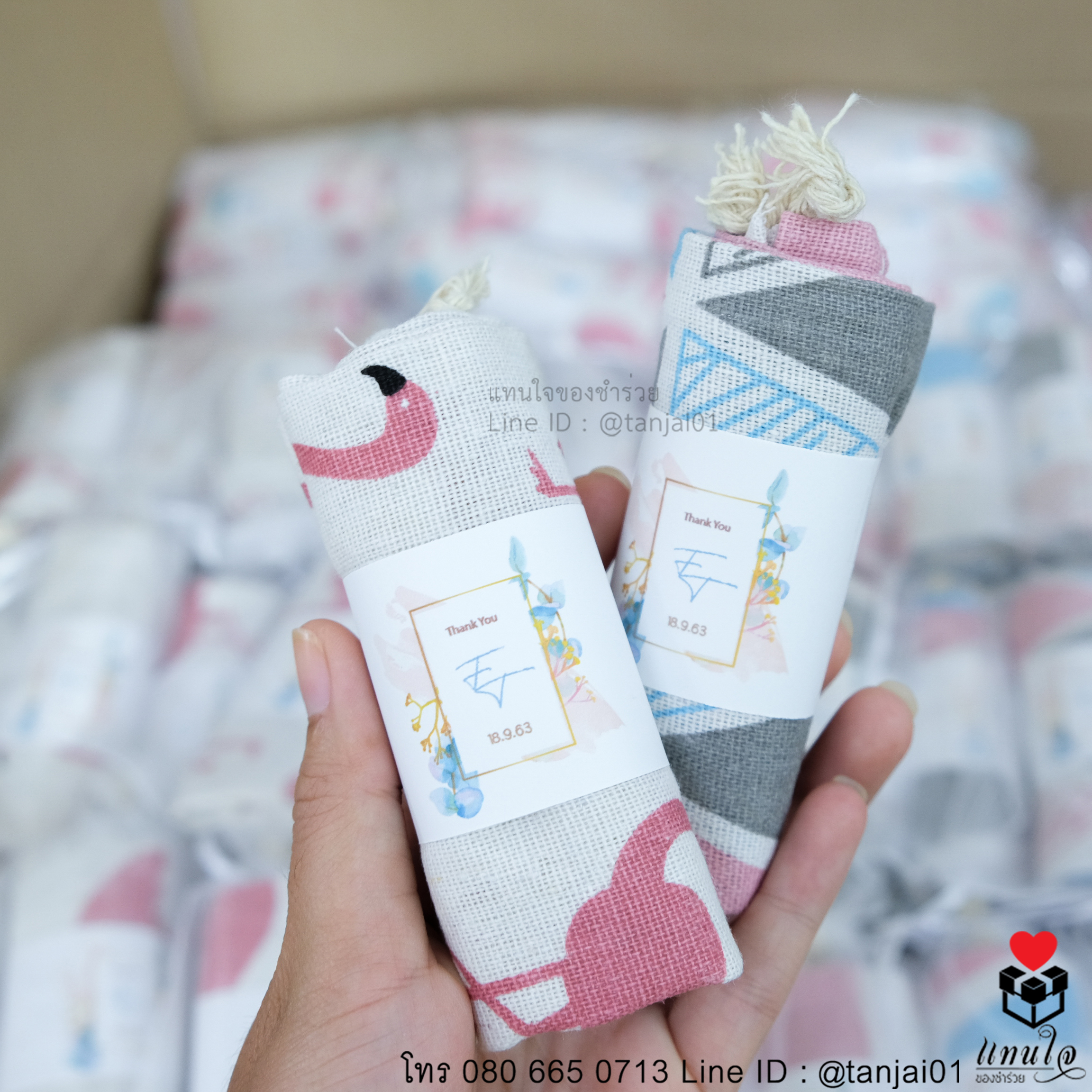 ของชำร่วยงานแต่ง ของชำร่วยน่ารัก ของชำร่วยราคาถูก ของชำร่วยถุงผ้ากลาง 05