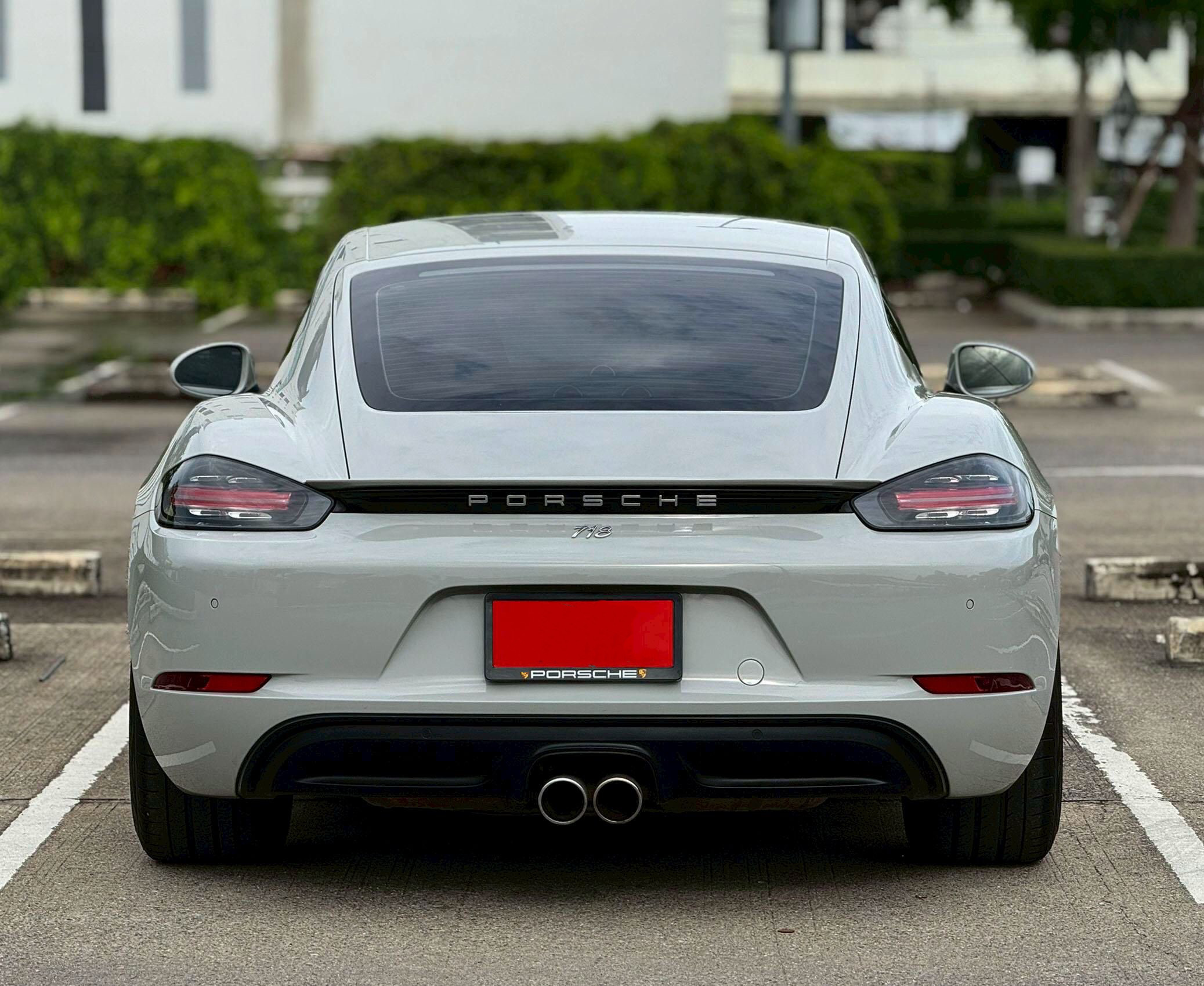 Porsche 718 Cayman 2.0 PDK AT สีเทาCrayon ( สีพิเศษ ) ปี2017