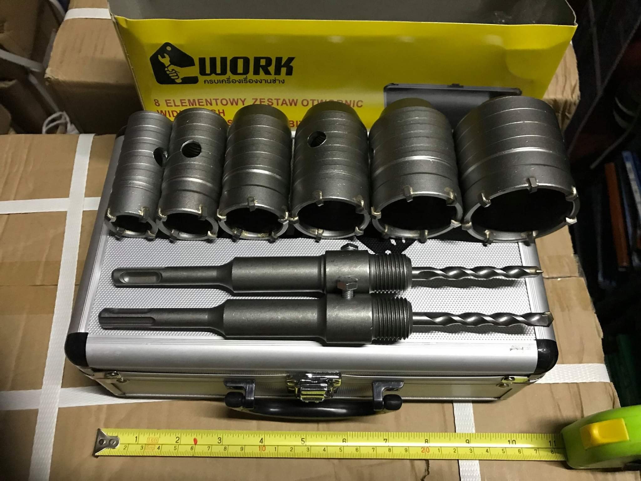 โฮลซอเจาะปูน 8 ชิ้น