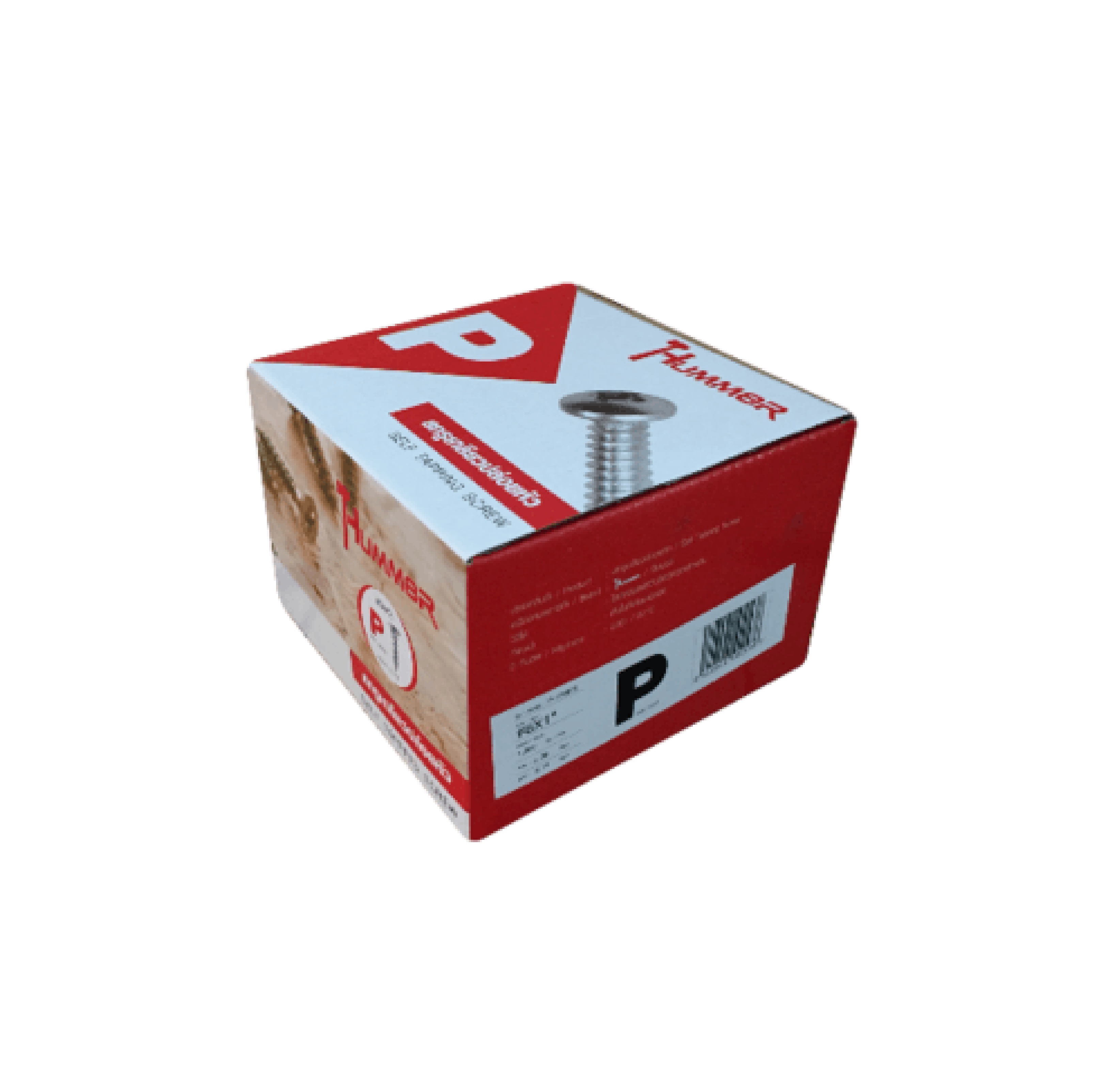 HUMMER สกรูเกลียวปล่อยหัว P-HM810 ขนาด 8x1" (1000ตัว/กล่อง)