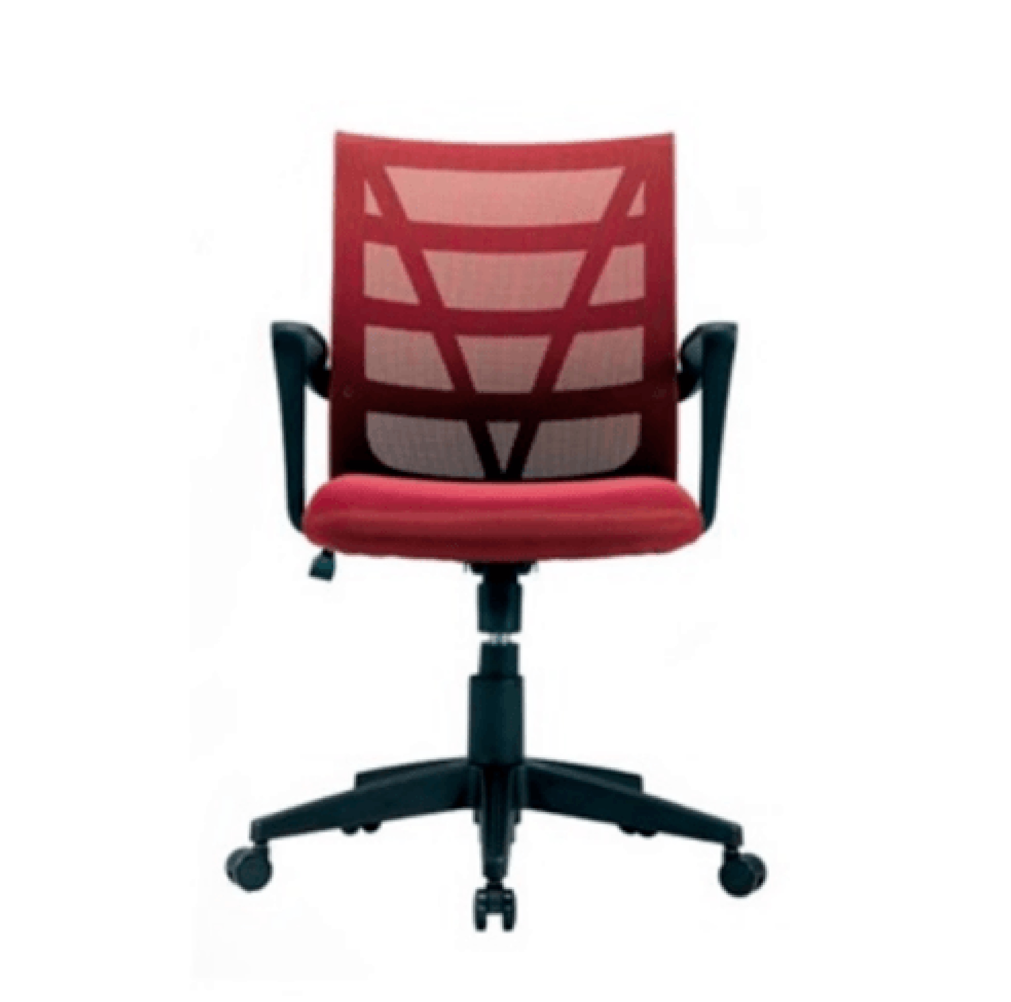 SMITH เก้าอี้สำนักงาน รุ่น SK290-RD ขนาด 59x59x87.5-99.5ซม. สีแดง