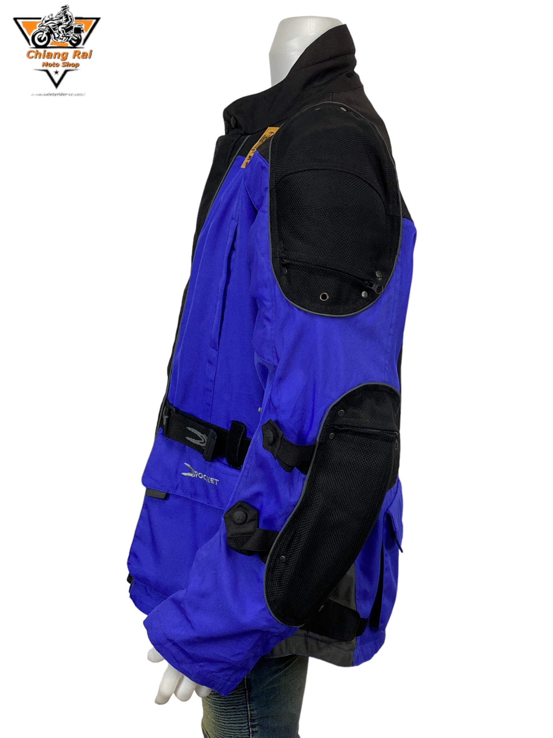 เสื้อขี่มอเตอร์ไซด์( มือสอง) RCTA 488: อก 56" ยาว 29" (2XL) **JOE ROCKET**