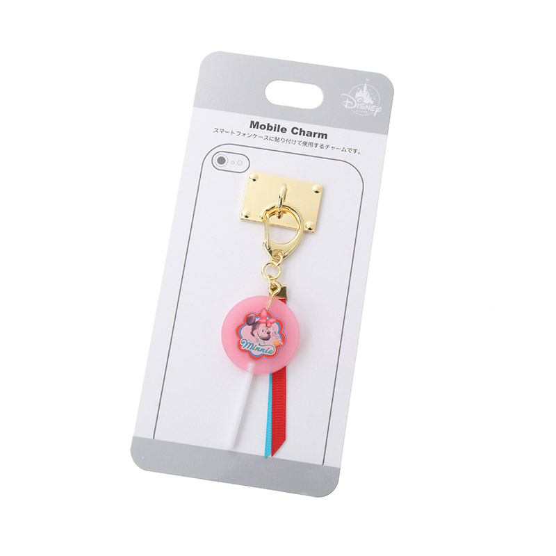 ที่ติด ตกแต่งเคส โทรศัพท์มือถือ สมาร์ทโฟน Disney store Minnie mouse Sweet & Cuddly Mobile Charm JAPAN ของแท้จากดิสนีย์สโตร์ญี่ปุ่น