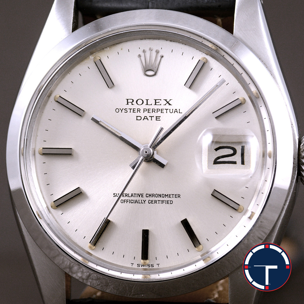 Rolex Date Ref.1500 หน้าปัดสีเงิน ปี1978 Automatic ขนาด 34 mm