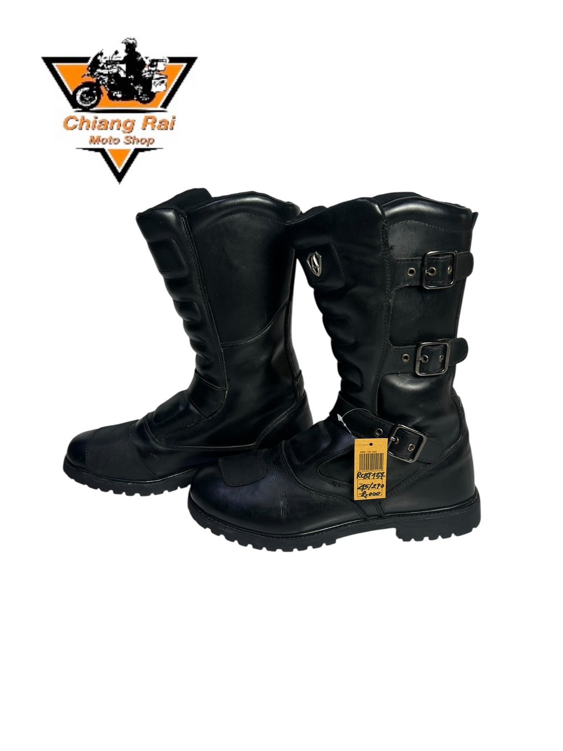 รองเท้าขี่มอเตอร์ไซด์( มือสอง) RCBT-137 Size ขนาดจากป้าย 45:EUR / 10.5:UK / 28.5:Cm.(Arlen Ness)